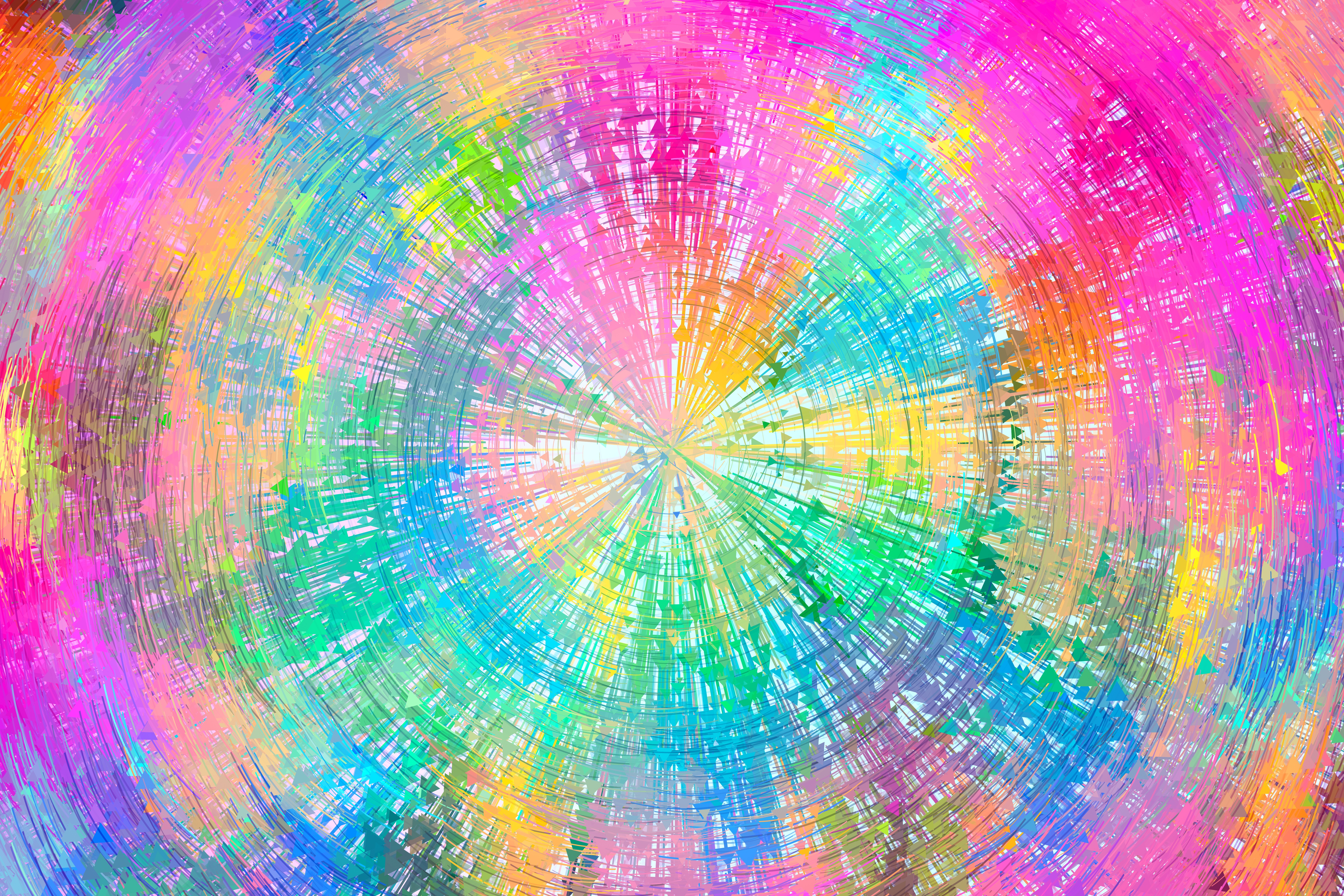 circles, textures, multicolored, texture, rotation, arrows HD wallpaper