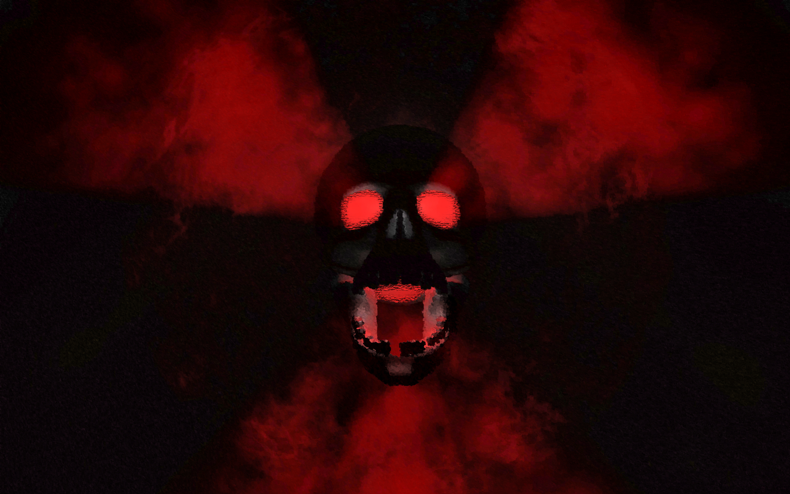 Dark Skull 4K Wallpaper Gallery  4k wallpapers for pc, Wallpaper pc, Red  and black wallpaper