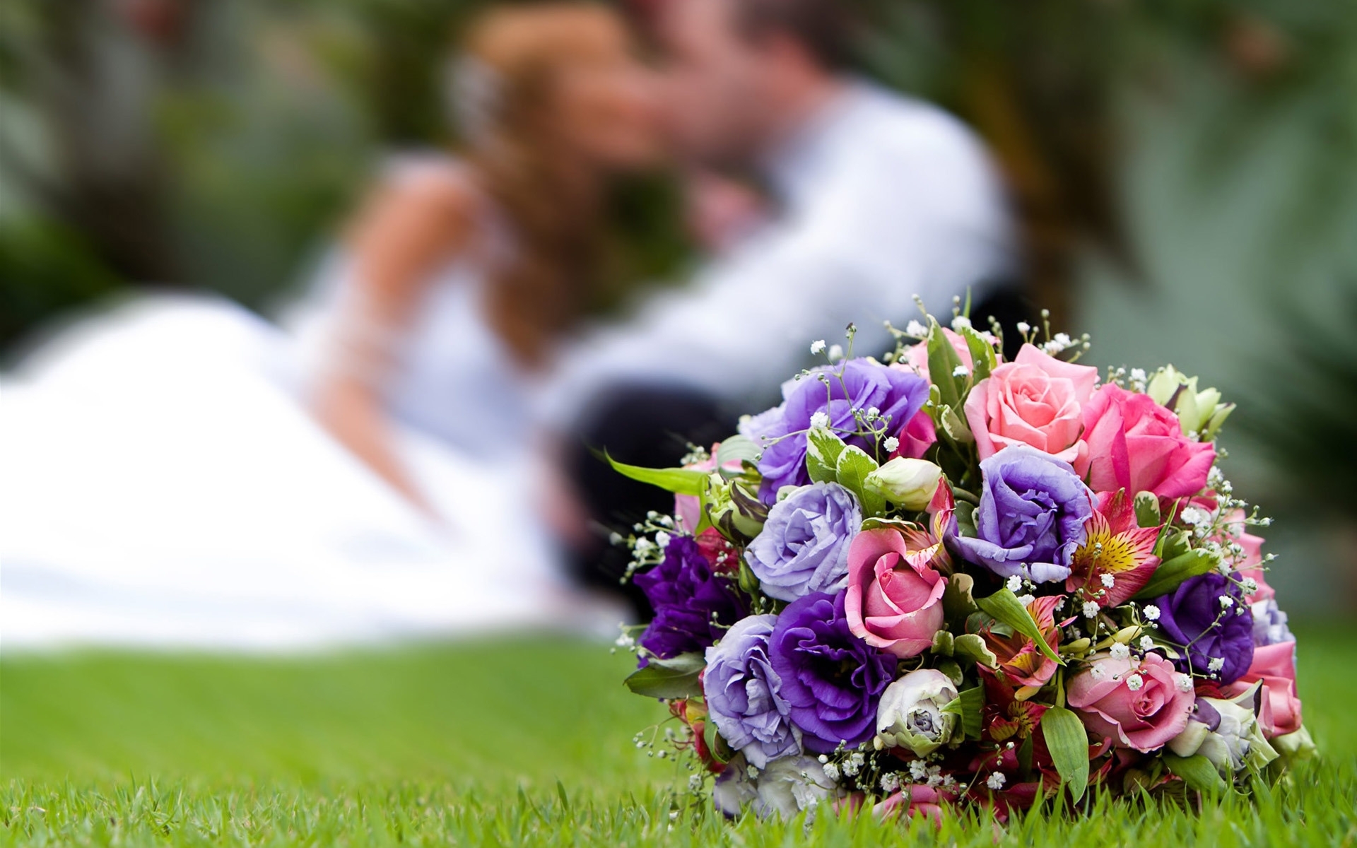 Téléchargez des papiers peints mobile Fêtes, Fleurs, Roses, Mariage, Bouquets gratuitement.