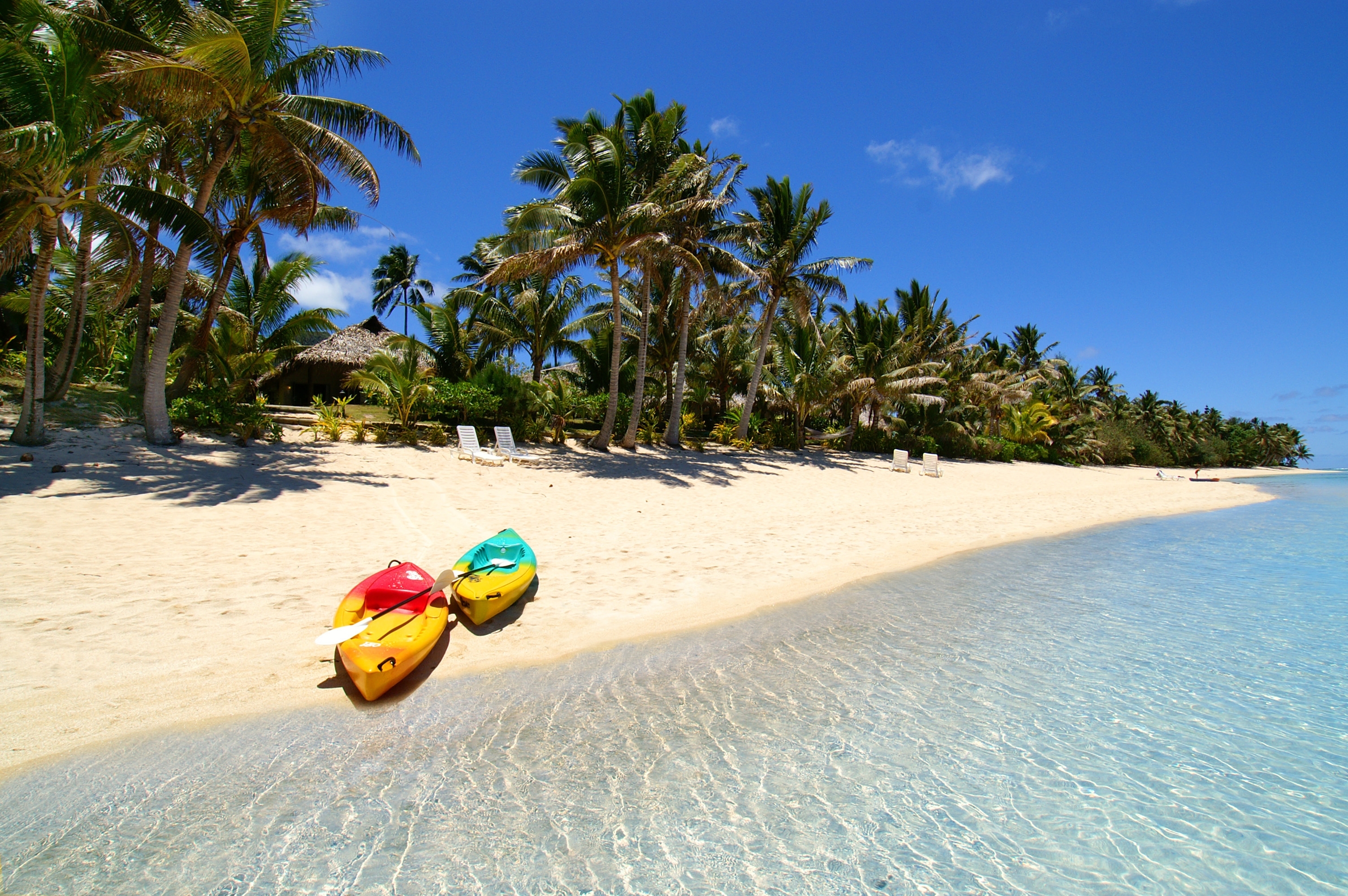 Download mobile wallpaper Nature, Tropics, Palms, Boat, Maldives, Beach for free.