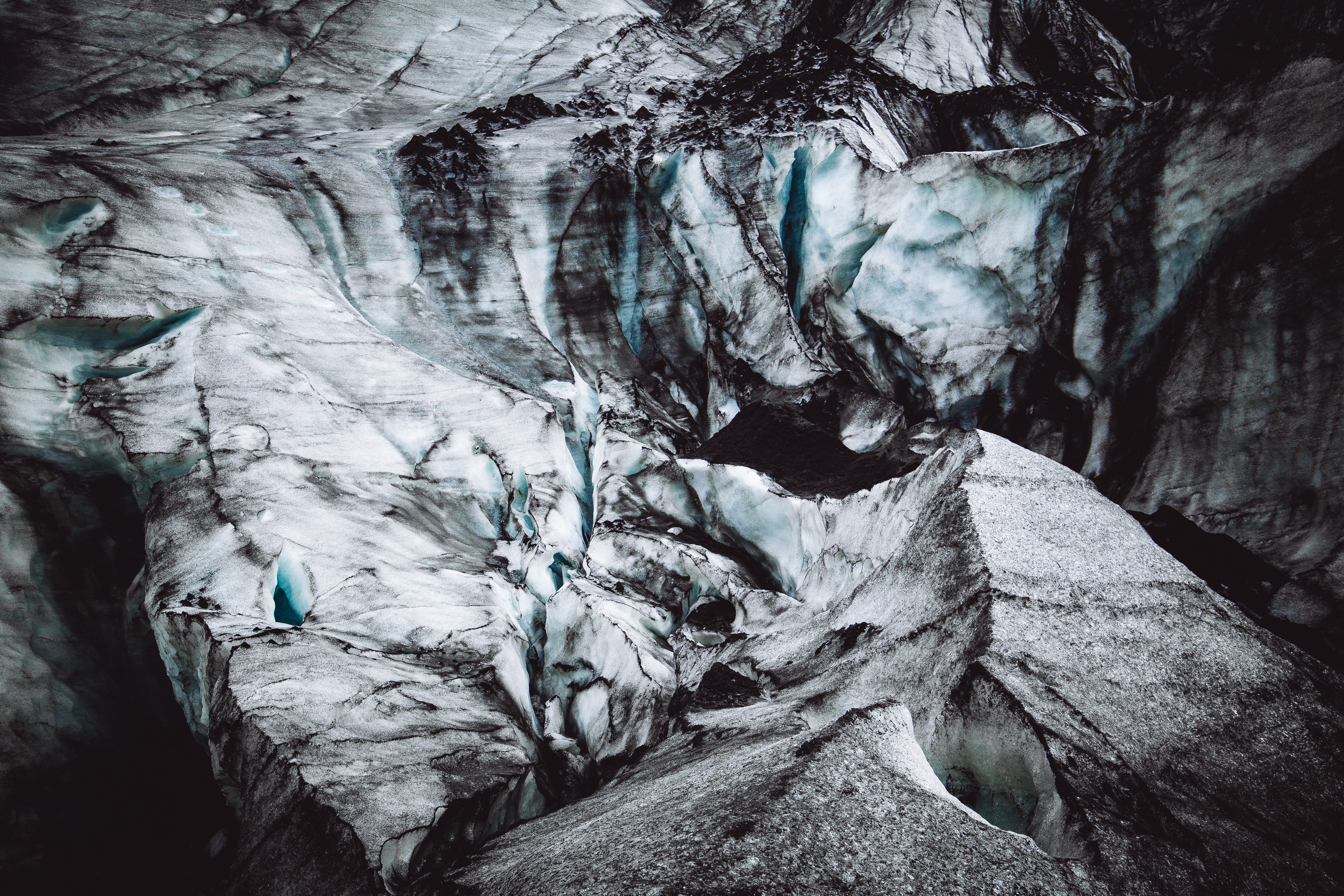 無料モバイル壁紙自然, アイスランド, 洞窟, 表面, 氷河をダウンロードします。