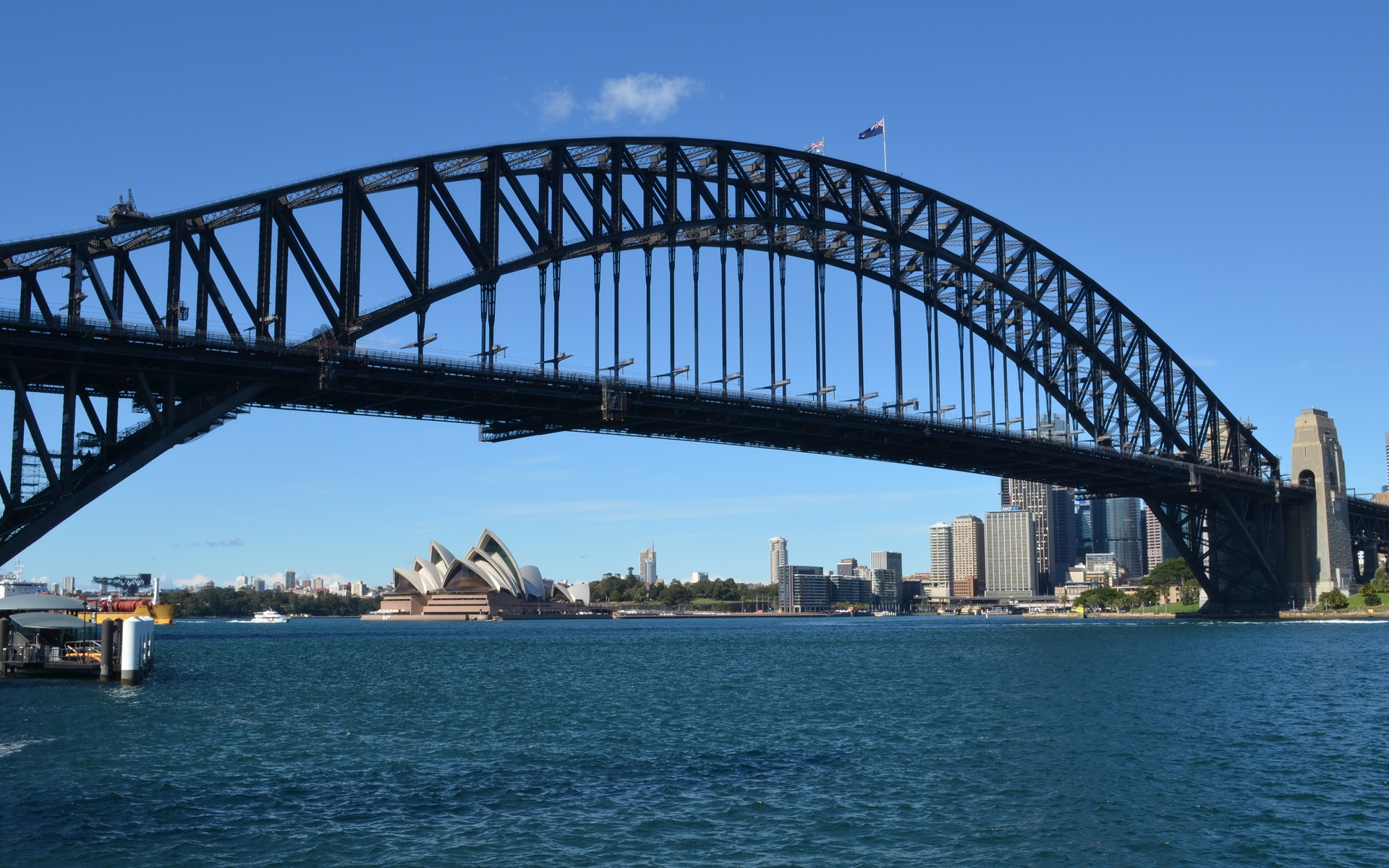 australia, man made, sydney harbour bridge, bridge, city, harbor, sydney opera house, sydney, bridges