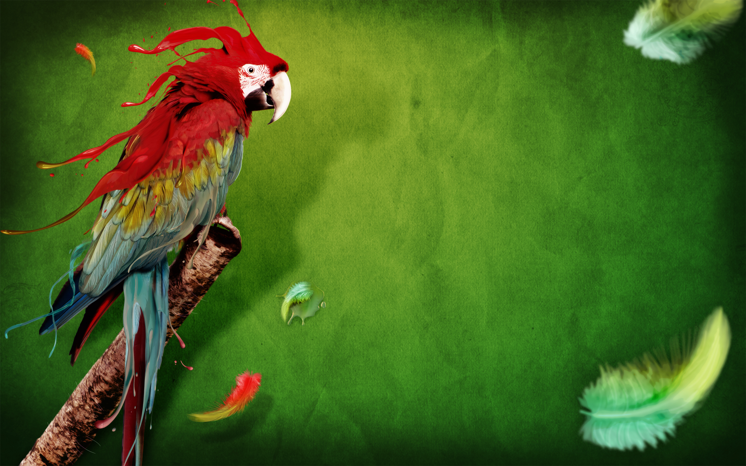 Download mobile wallpaper Animals, Birds, Art Photo, Parrots for free.