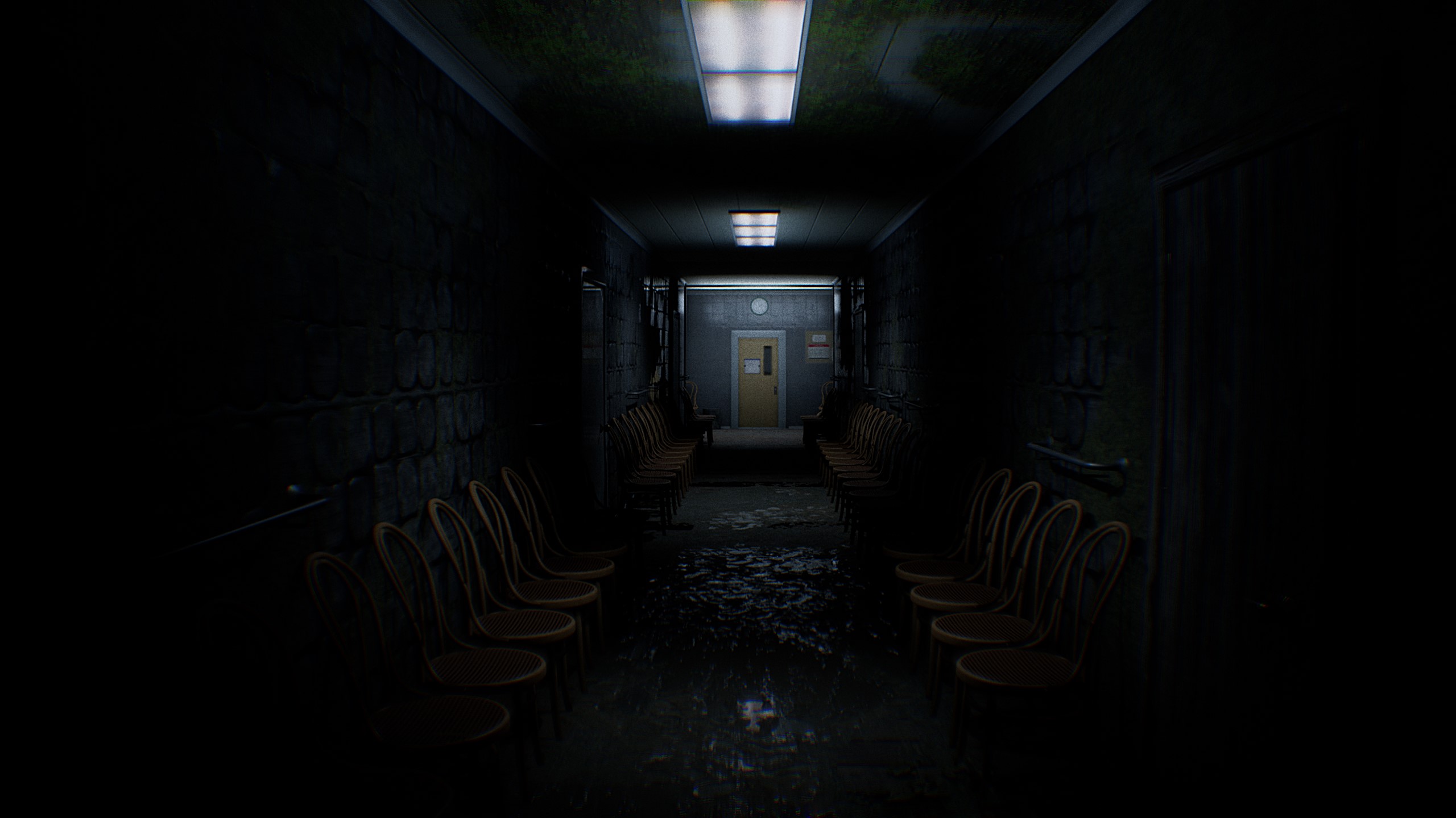 video game, hallway, hospital, blair witch Smartphone Background