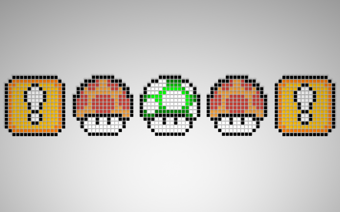 Грибочек из Марио пиксельный