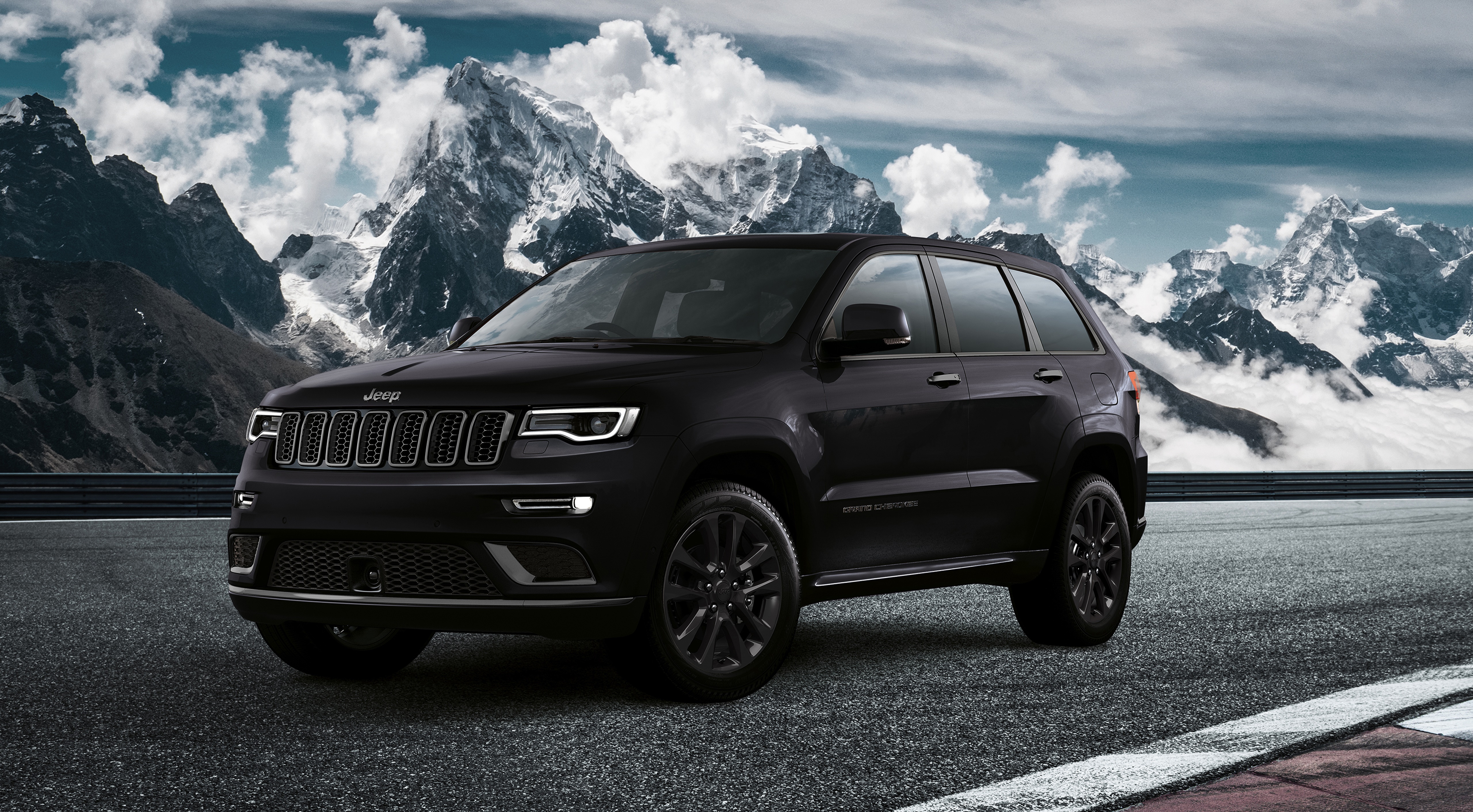 Download mobile wallpaper Car, Suv, Jeep, Jeep Grand Cherokee, Vehicles, Black Car for free.