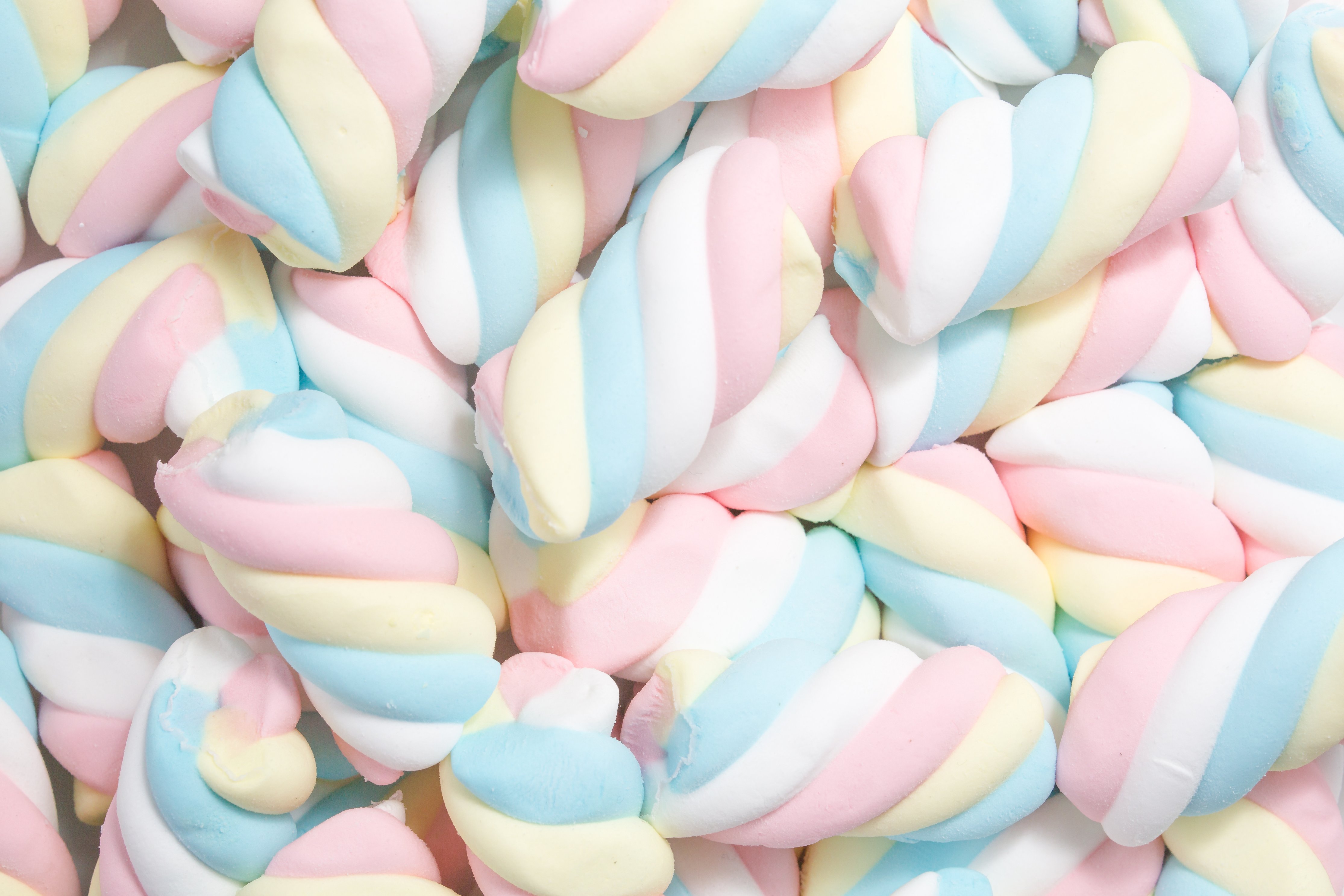 pastel, marshmallow, sweet, food, spiral, zephyr