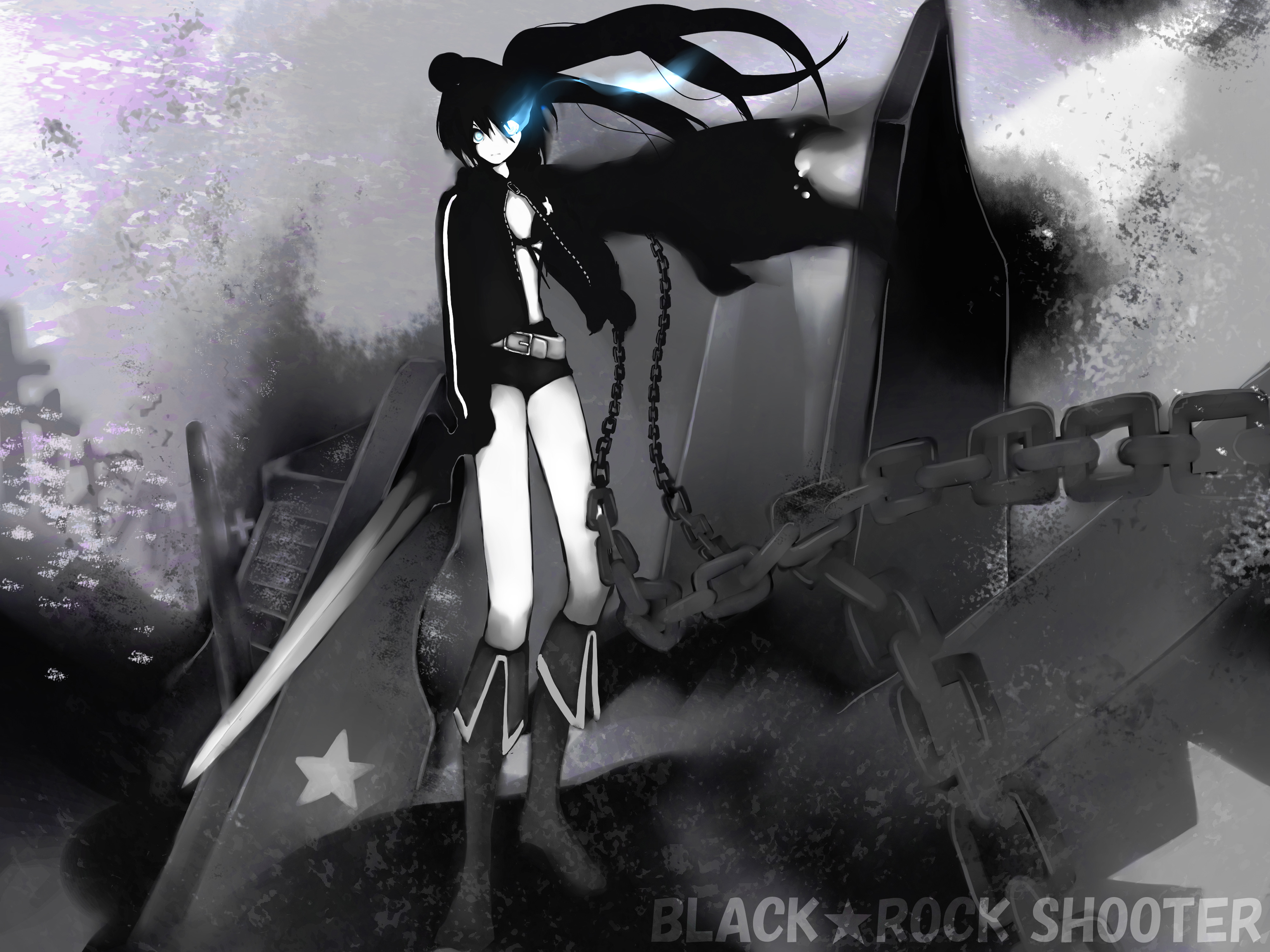 Black Rock Shooter мультсериал кадры