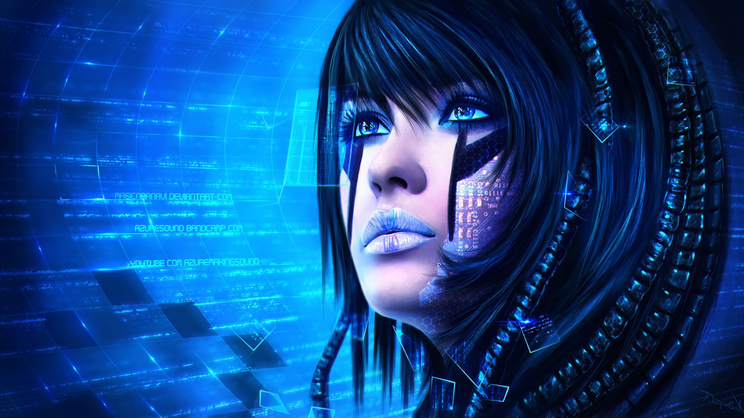 Cyberpunk woman wallpaper фото 118
