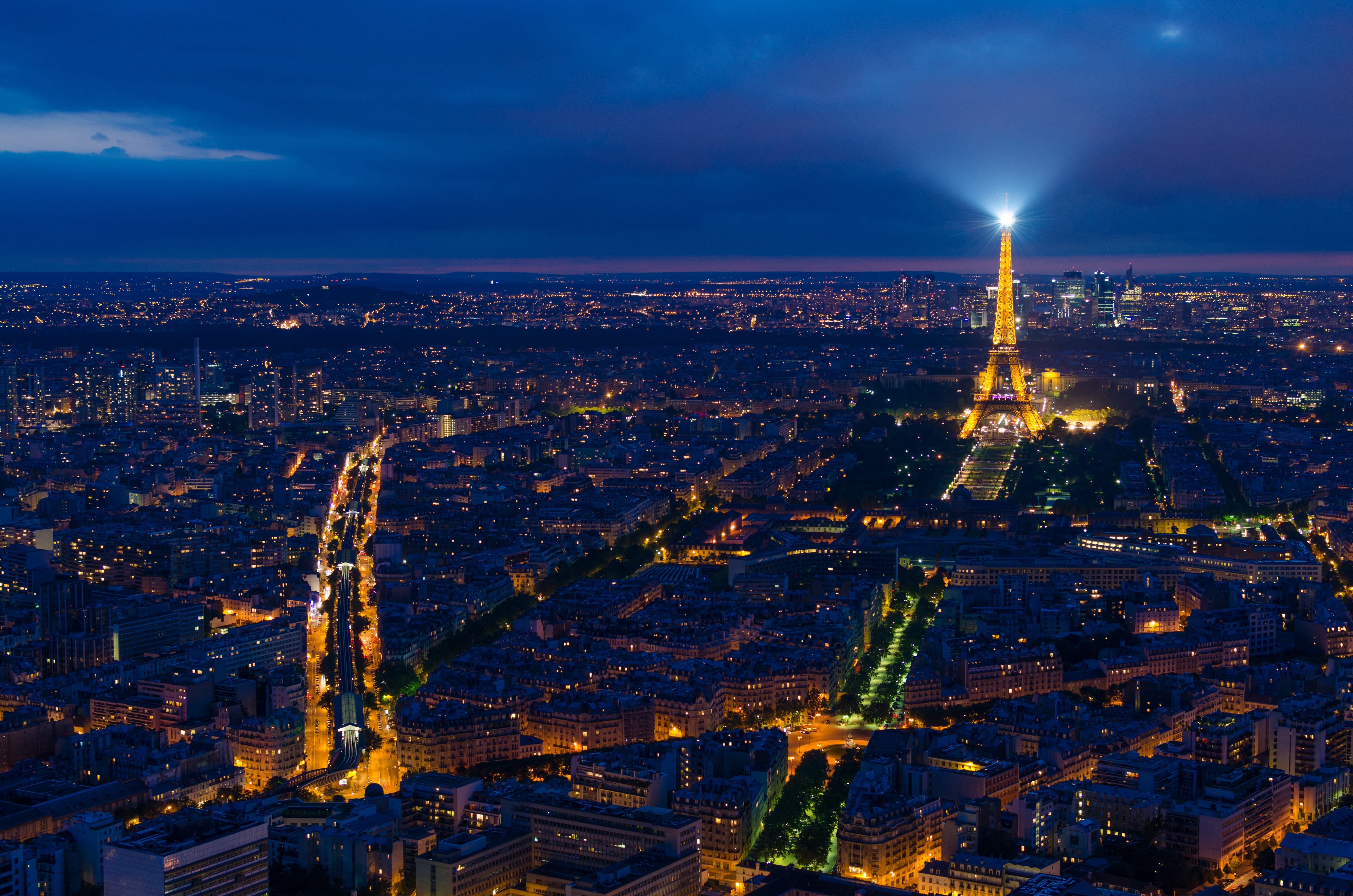 123099 免費下載壁紙 城市, 巴黎, 艾菲尔铁塔, 夜城, 城市的灯光, 城市之光, 法国 屏保和圖片
