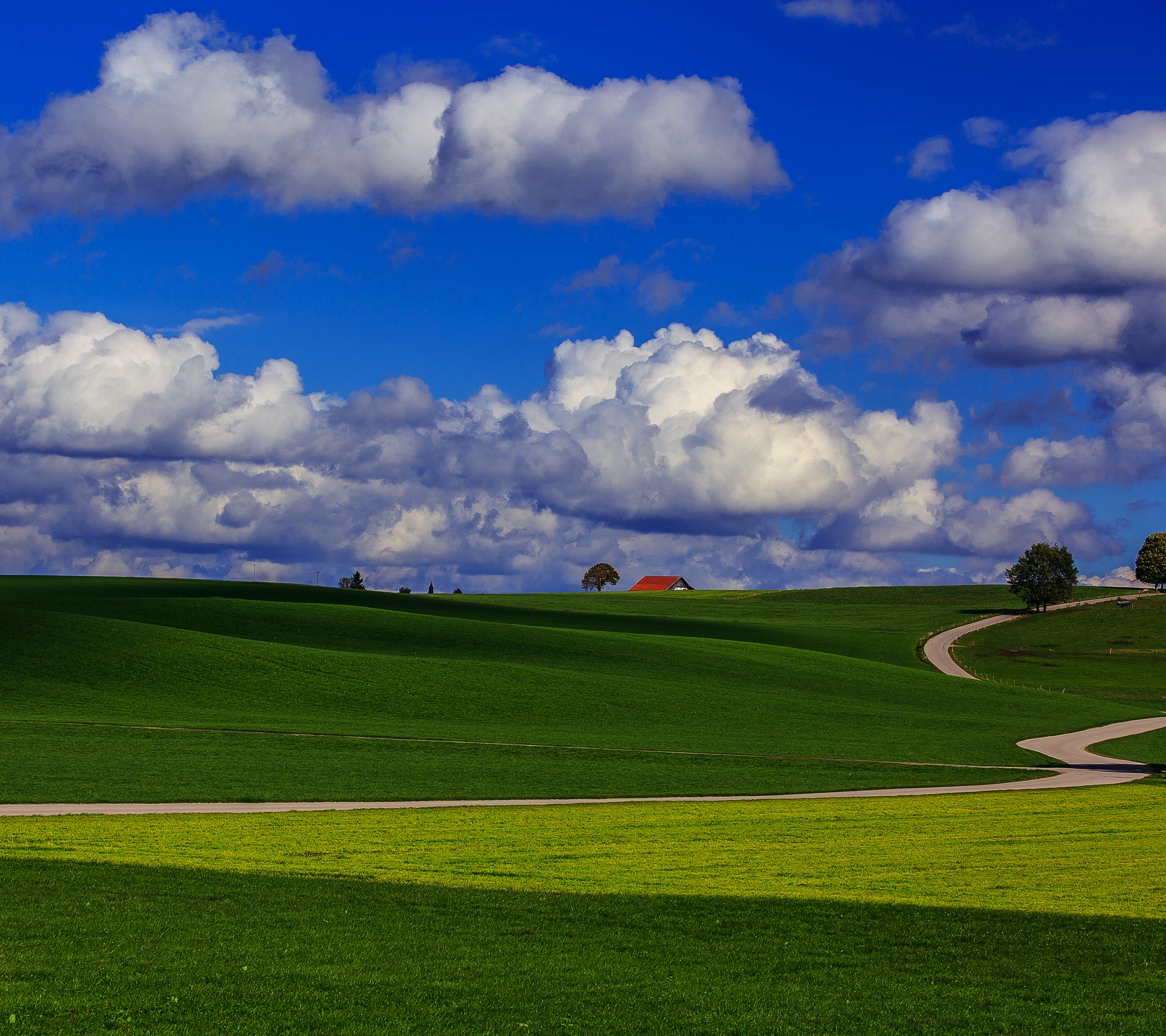 landscape, countryside, grass, photography, road, nature, way, earth, cloud Full HD