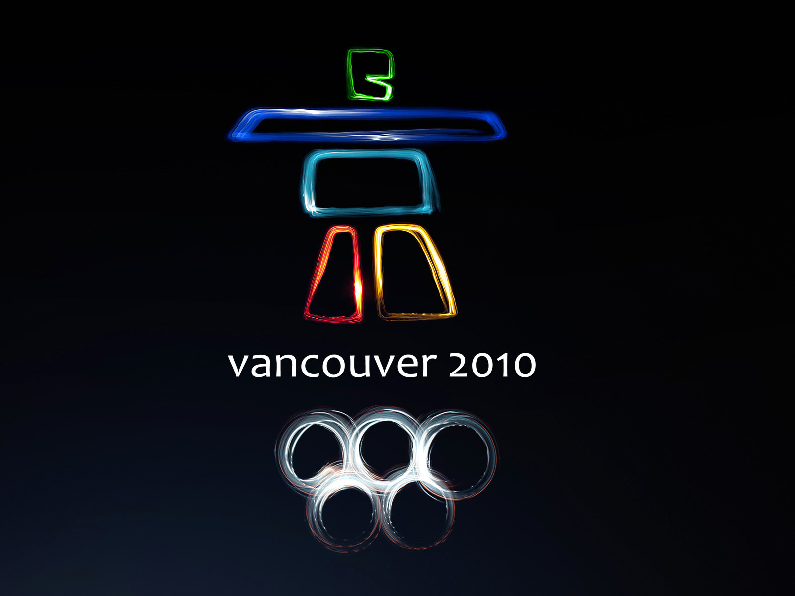 logos, olympics, pictures, black Desktop Wallpaper