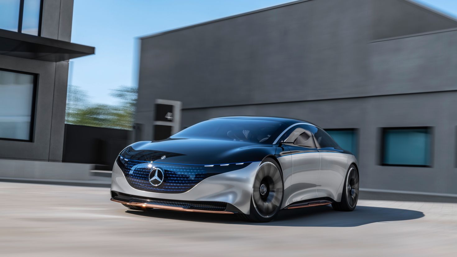 Новый Мерседес Benz Vision EQS