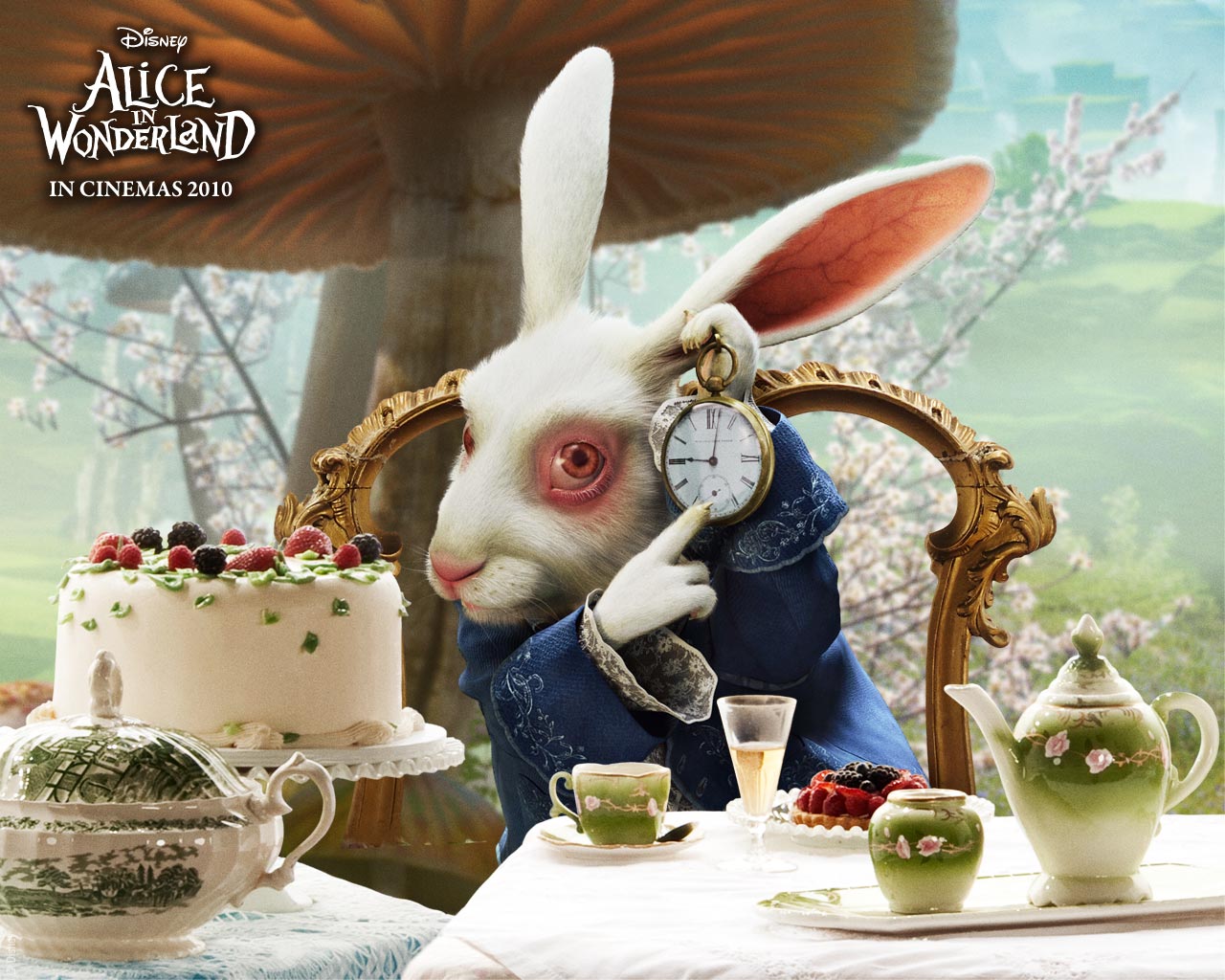 Best White Rabbit (Alice In Wonderland) phone Wallpapers