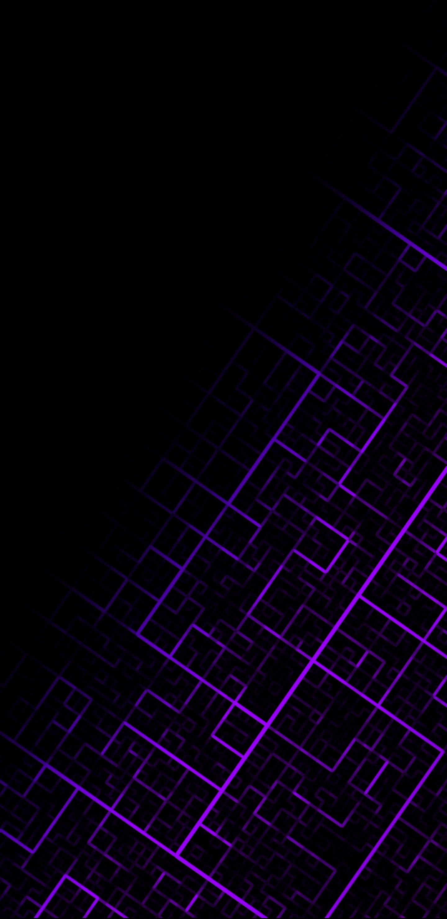 dark, violet, lines, purple, geometric, abstract, pattern 5K