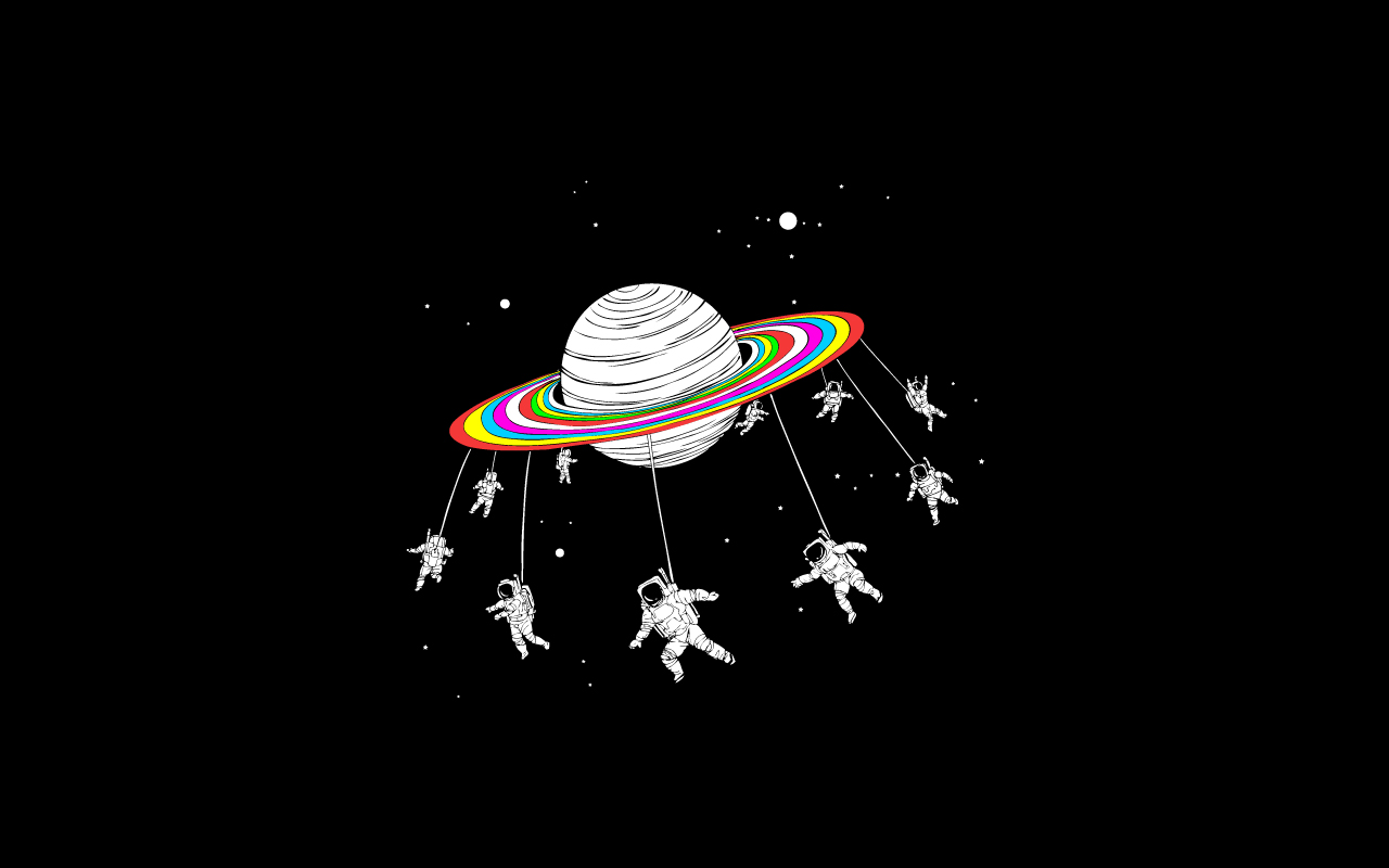 Космонавты на Сатурне