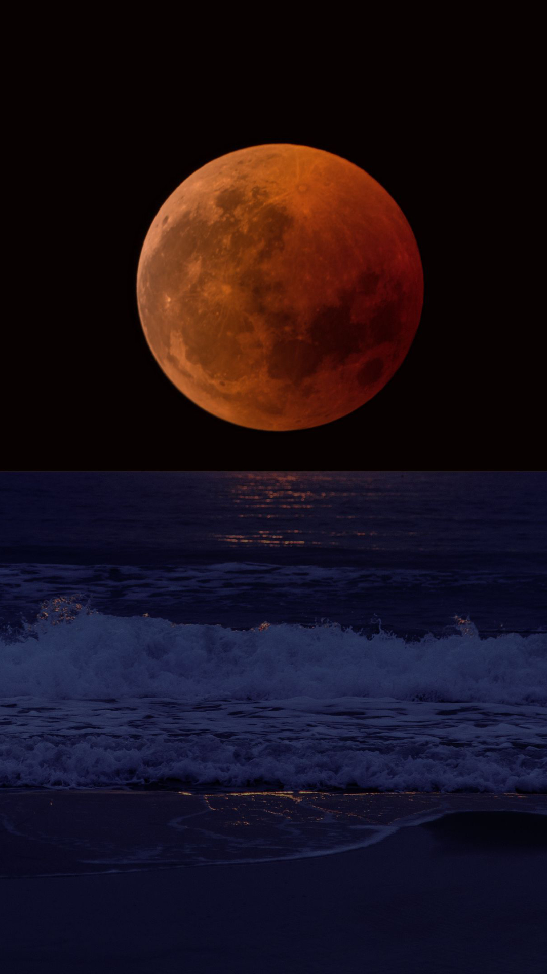 1404142壁紙のダウンロード地球, 月, 地平線, ブラッド・ムーン, 満月-スクリーンセーバーと写真を無料で