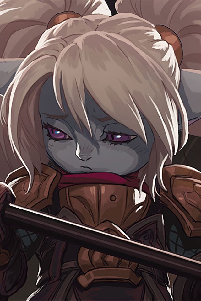 video game, league of legends, poppy (league of legends), hammer Smartphone Background