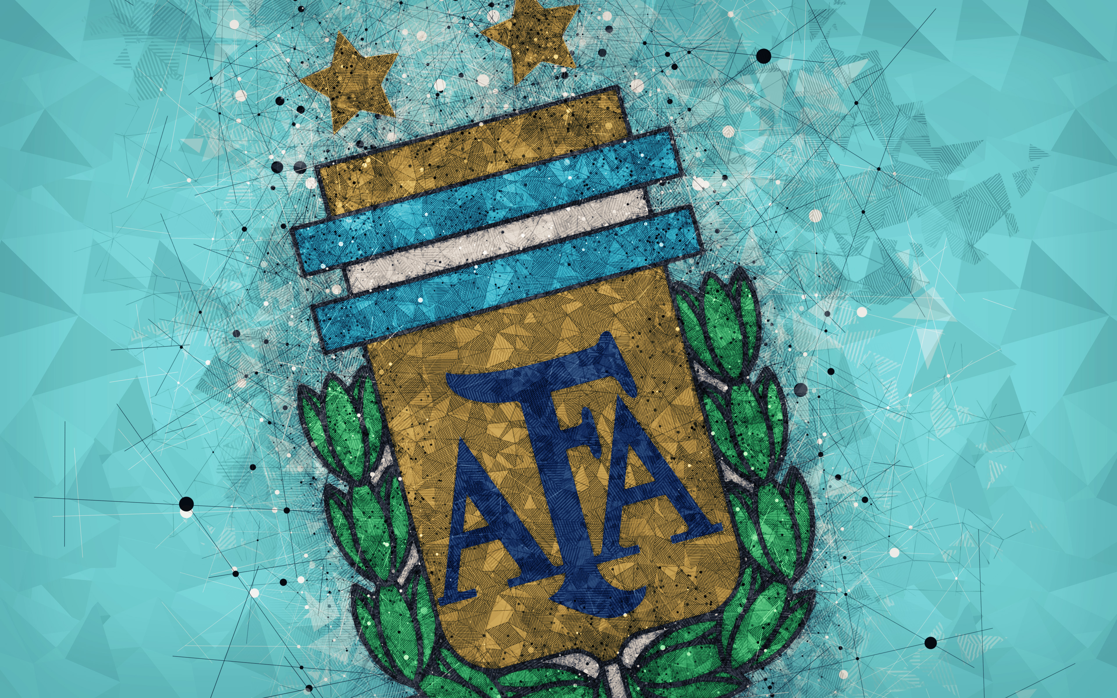 1531440 Hintergrundbild herunterladen sport, argentinische fußballnationalmannschaft, argentinien, emblem, logo, fußball - Bildschirmschoner und Bilder kostenlos