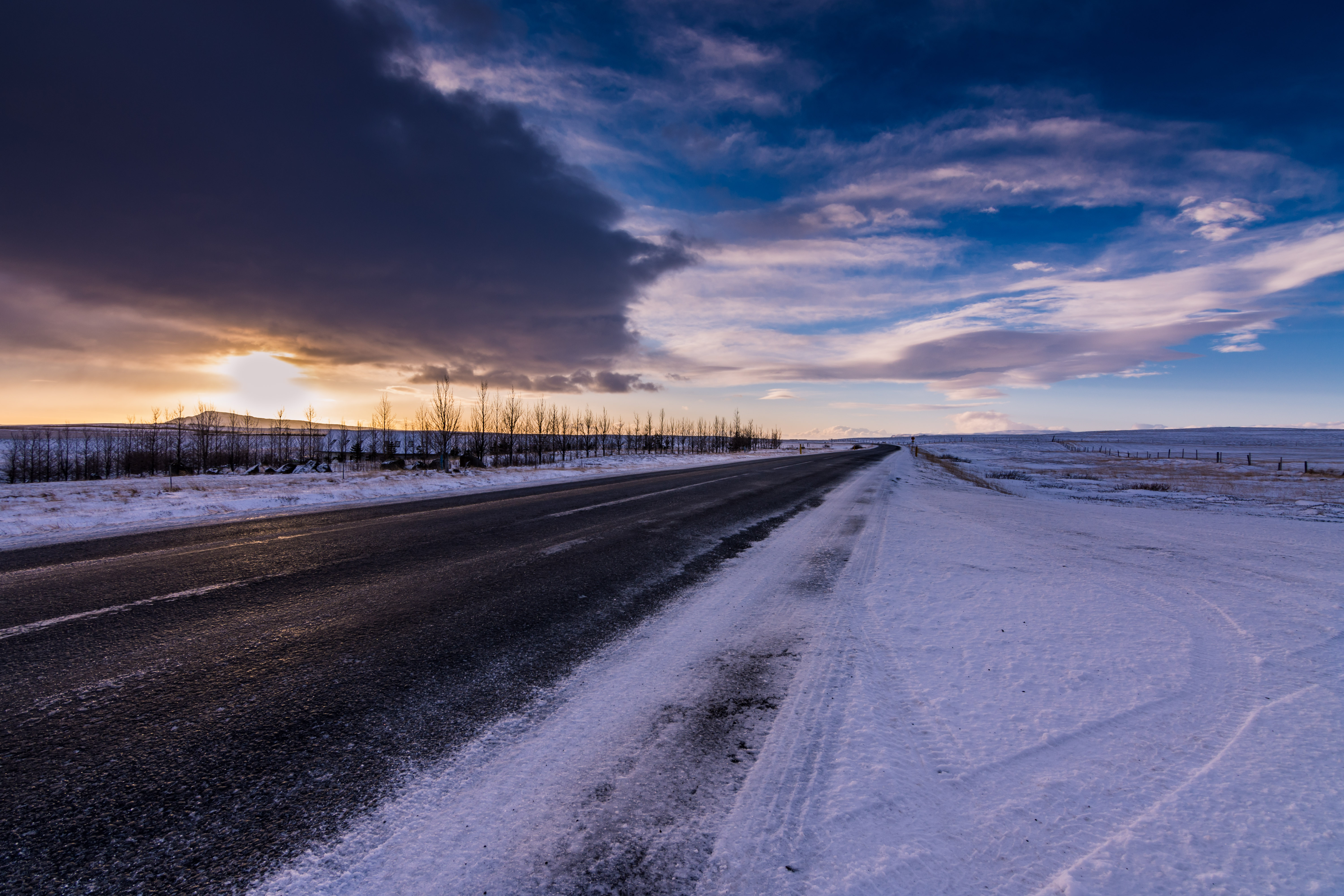 Laden Sie das Straße, Horizont, Natur, Sky, Schnee, Winter-Bild kostenlos auf Ihren PC-Desktop herunter