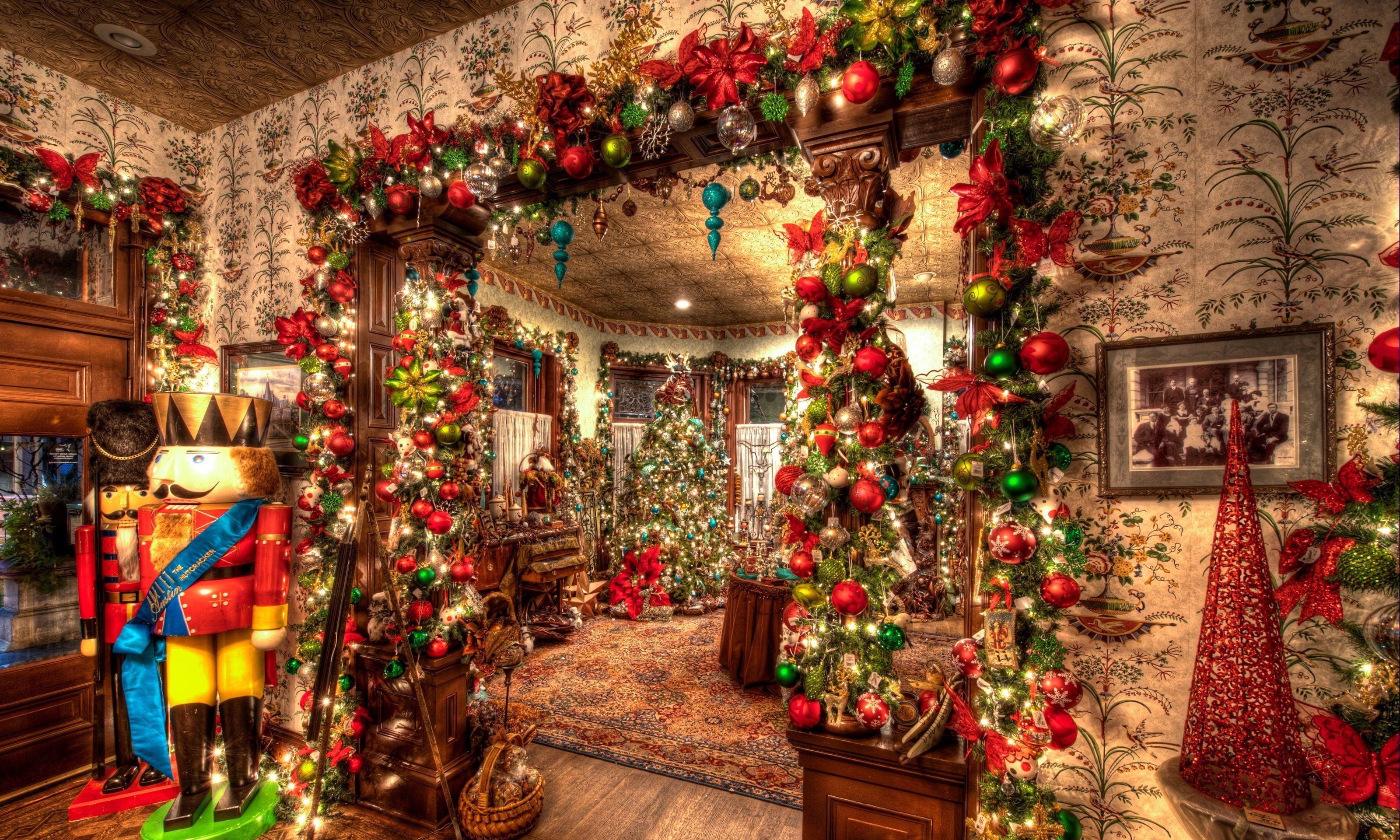 HD wallpaper holidays, christmas, decorations, toys, holiday, christmas tree