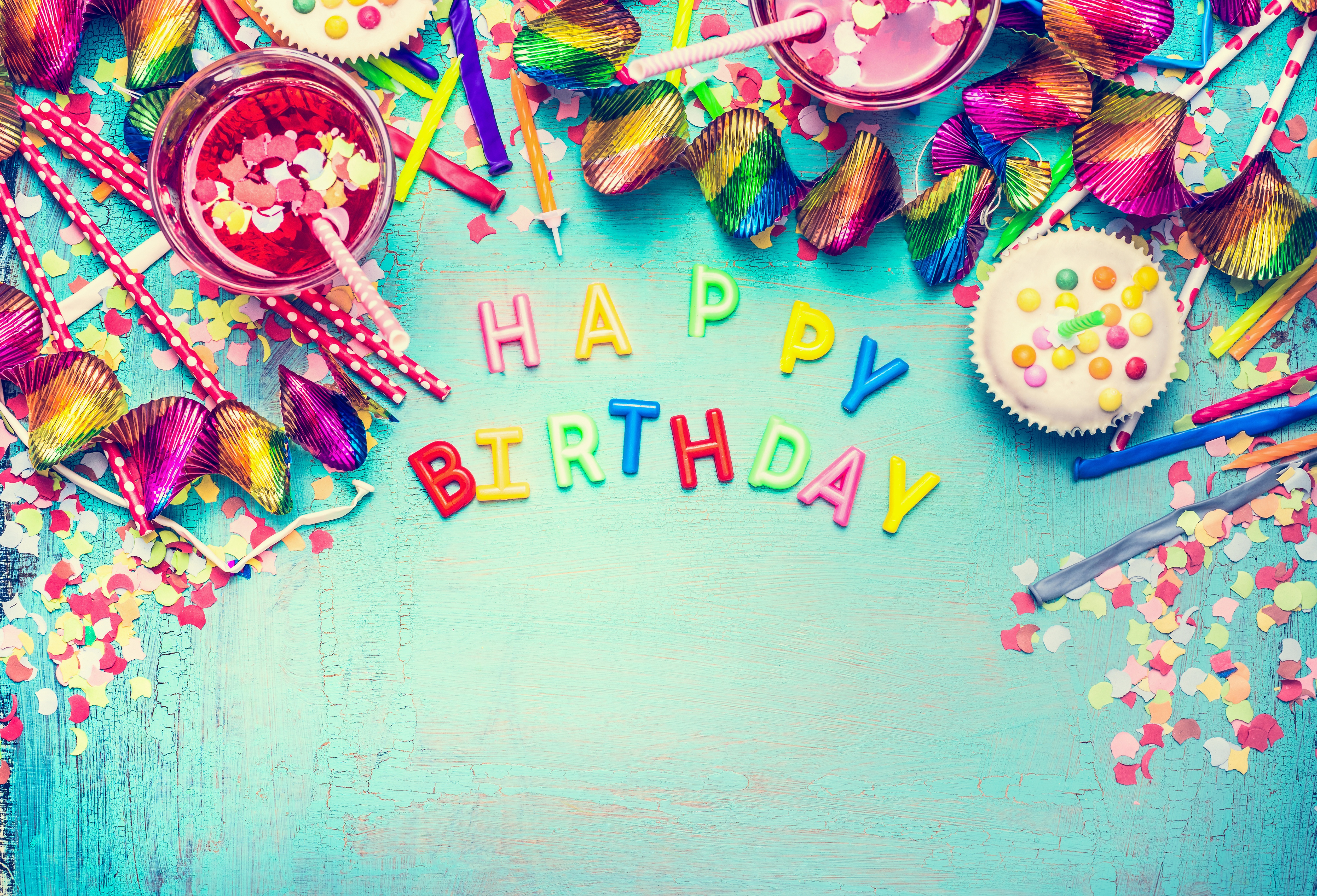 holiday, birthday, colorful, confetti, happy birthday, party iphone wallpaper
