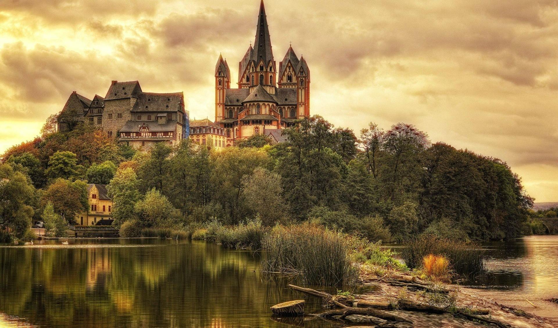 religious, cathedral, architecture, church, germany, limburg cathedral 8K