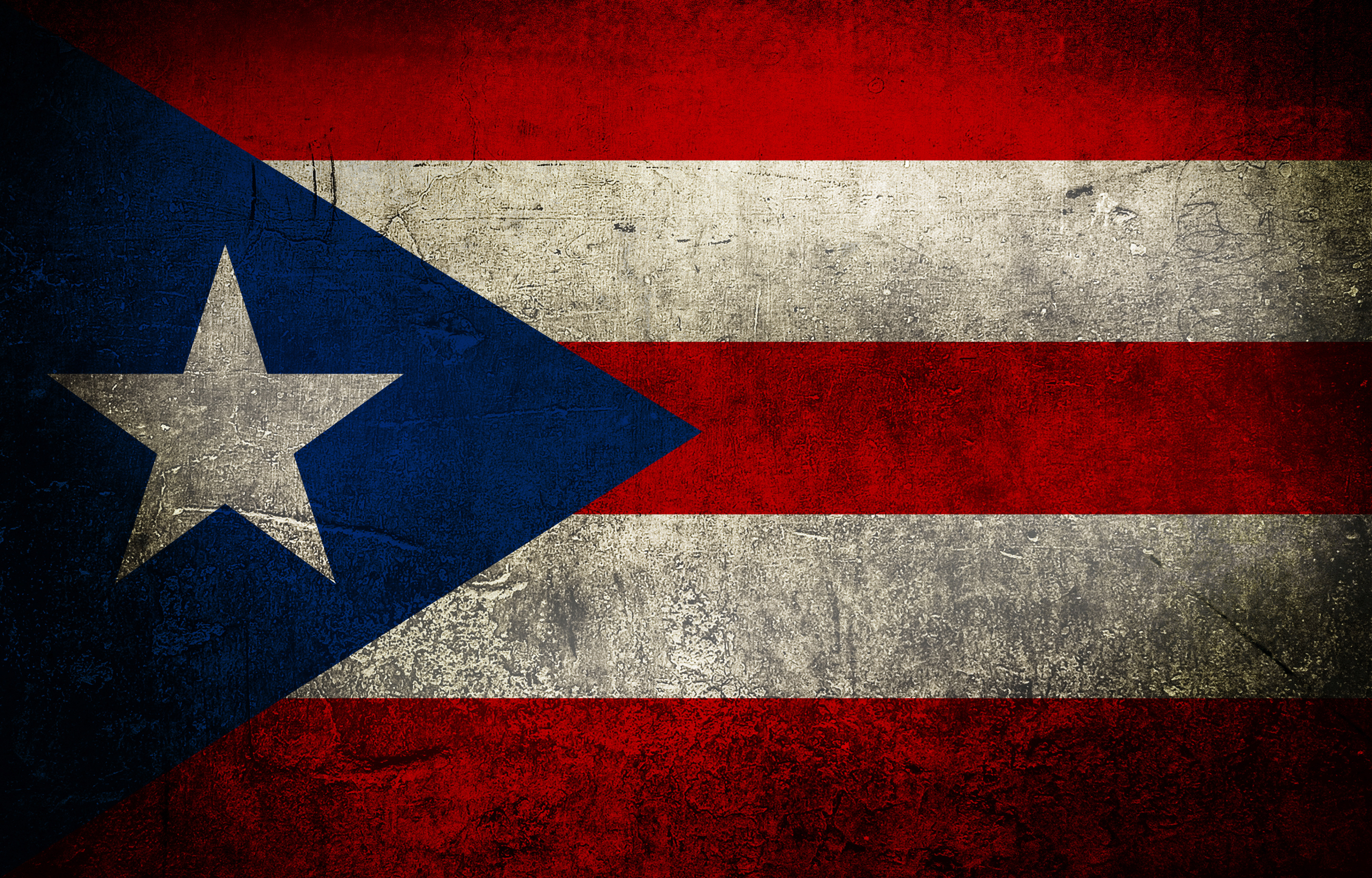 Скачать обои Флаг Пуэрто Рико на телефон бесплатно