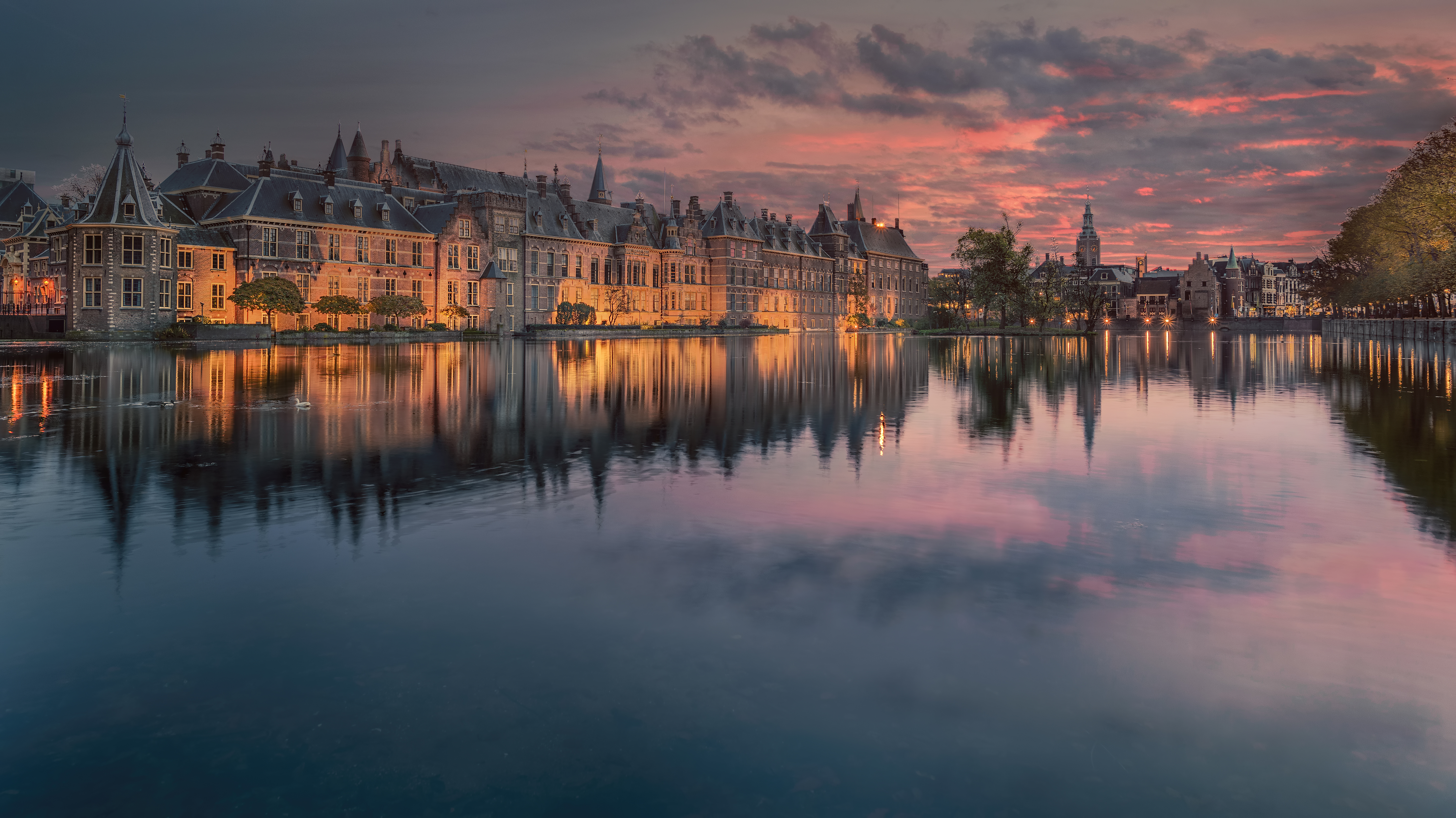 cities, lock, lake, reflection, palace desktop HD wallpaper