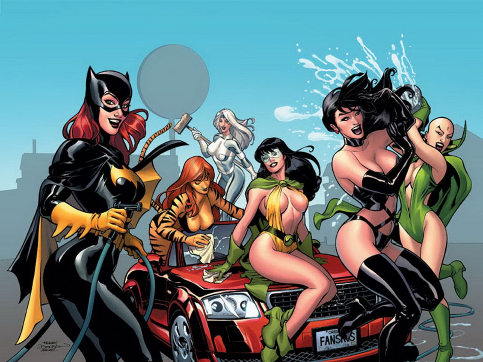 batgirl, comics, gotham city sirens, cheetah (dc comics)