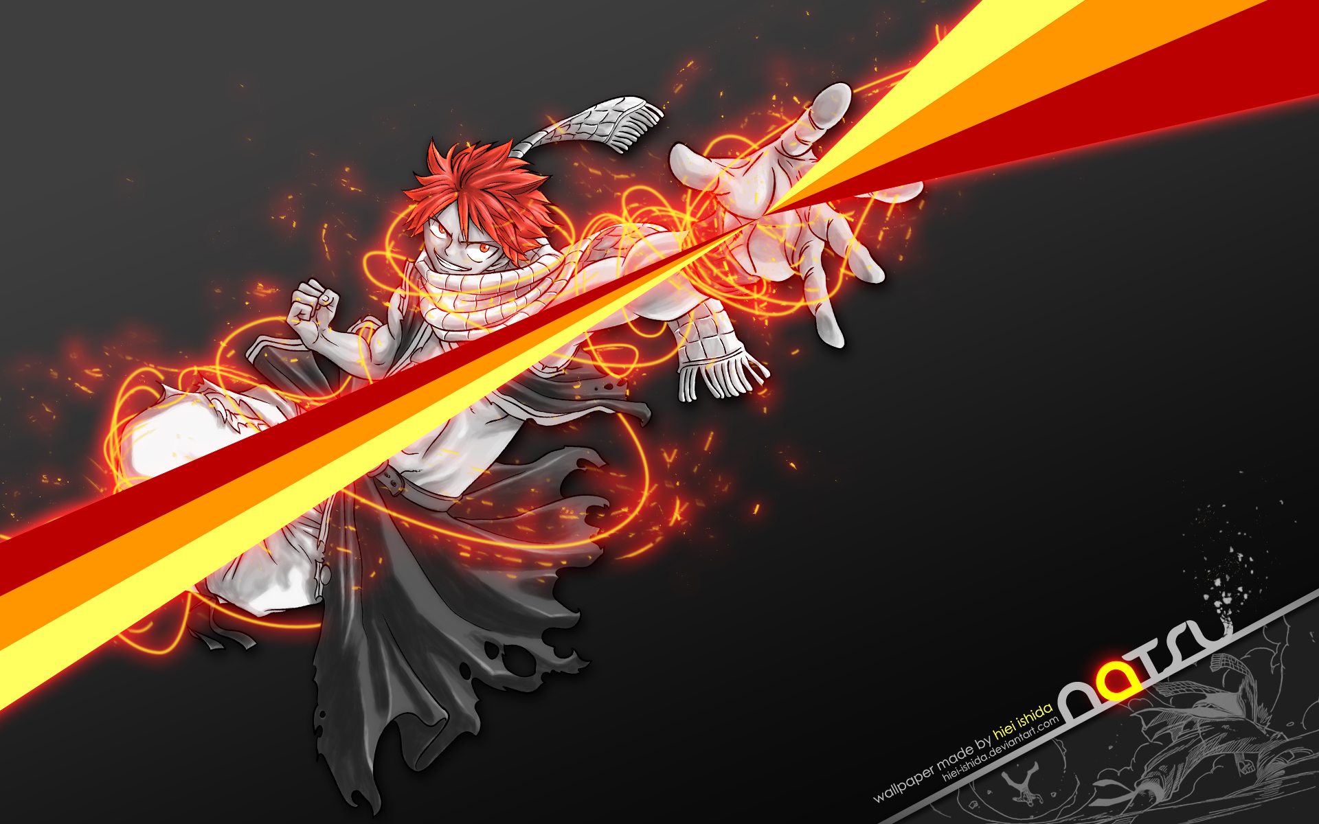 android natsu dragneel, fairy tail, anime