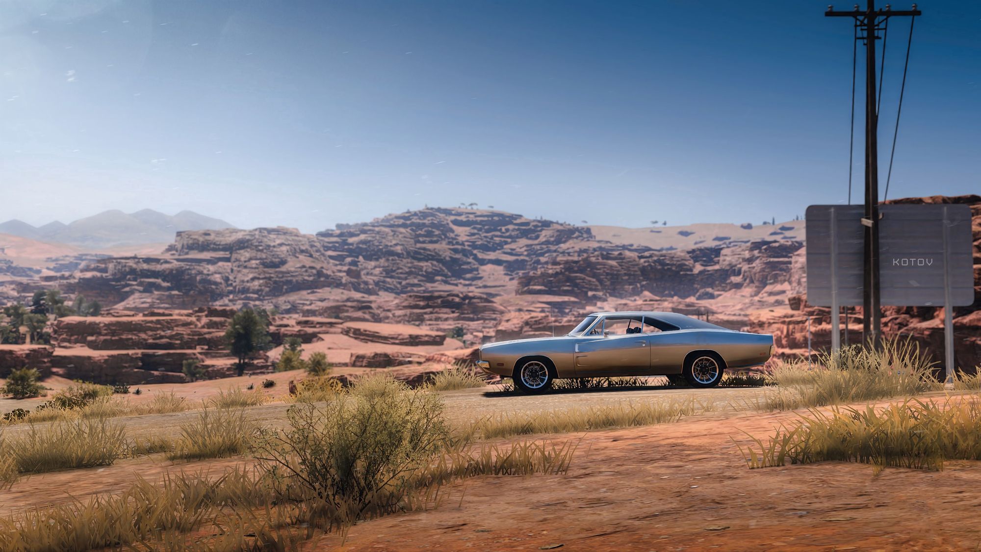 Dodge Charger в пустыне