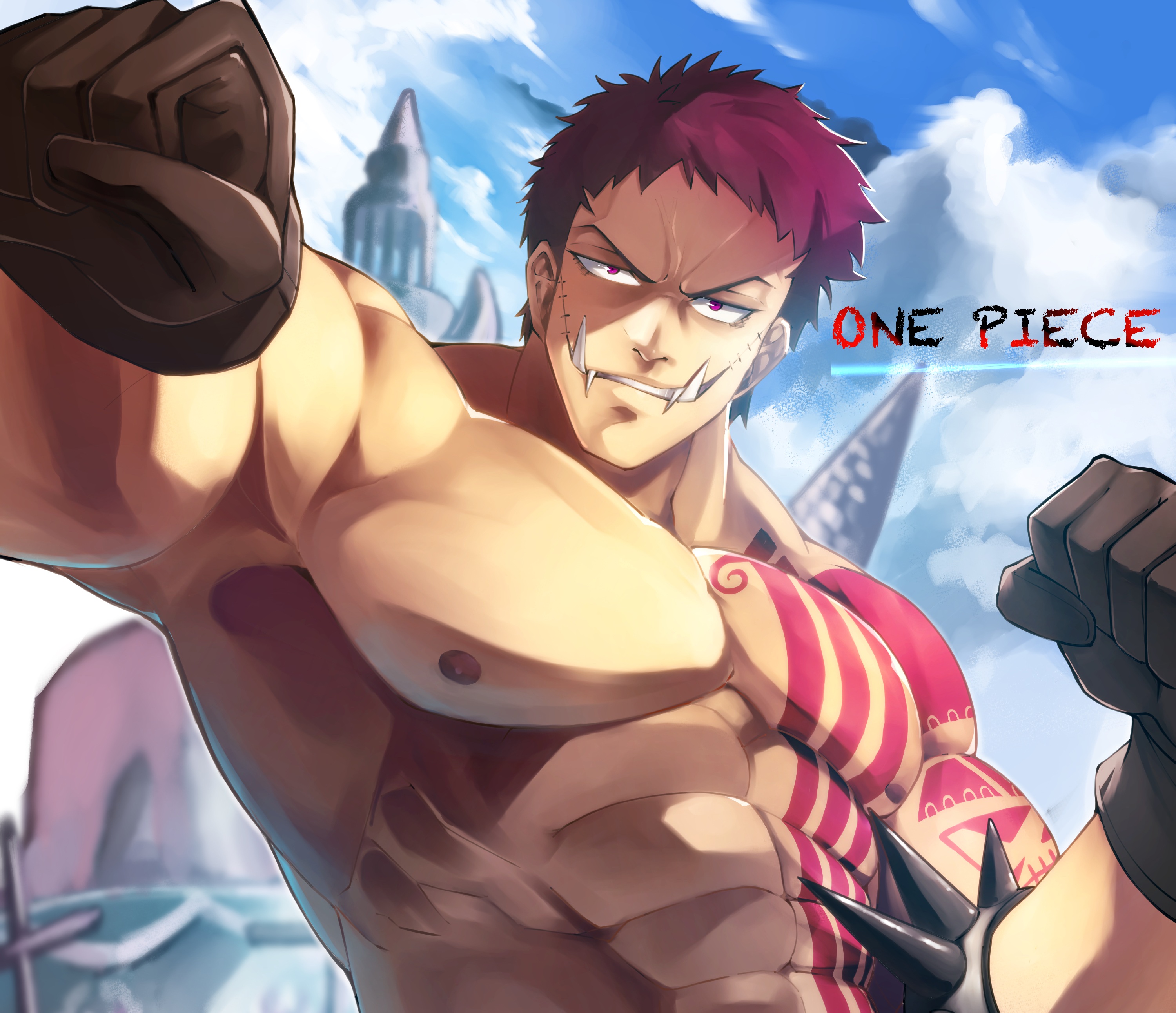 One piece Katakuri Phone Wallpaper | One piece, Wallpaper, Phone wallpaper