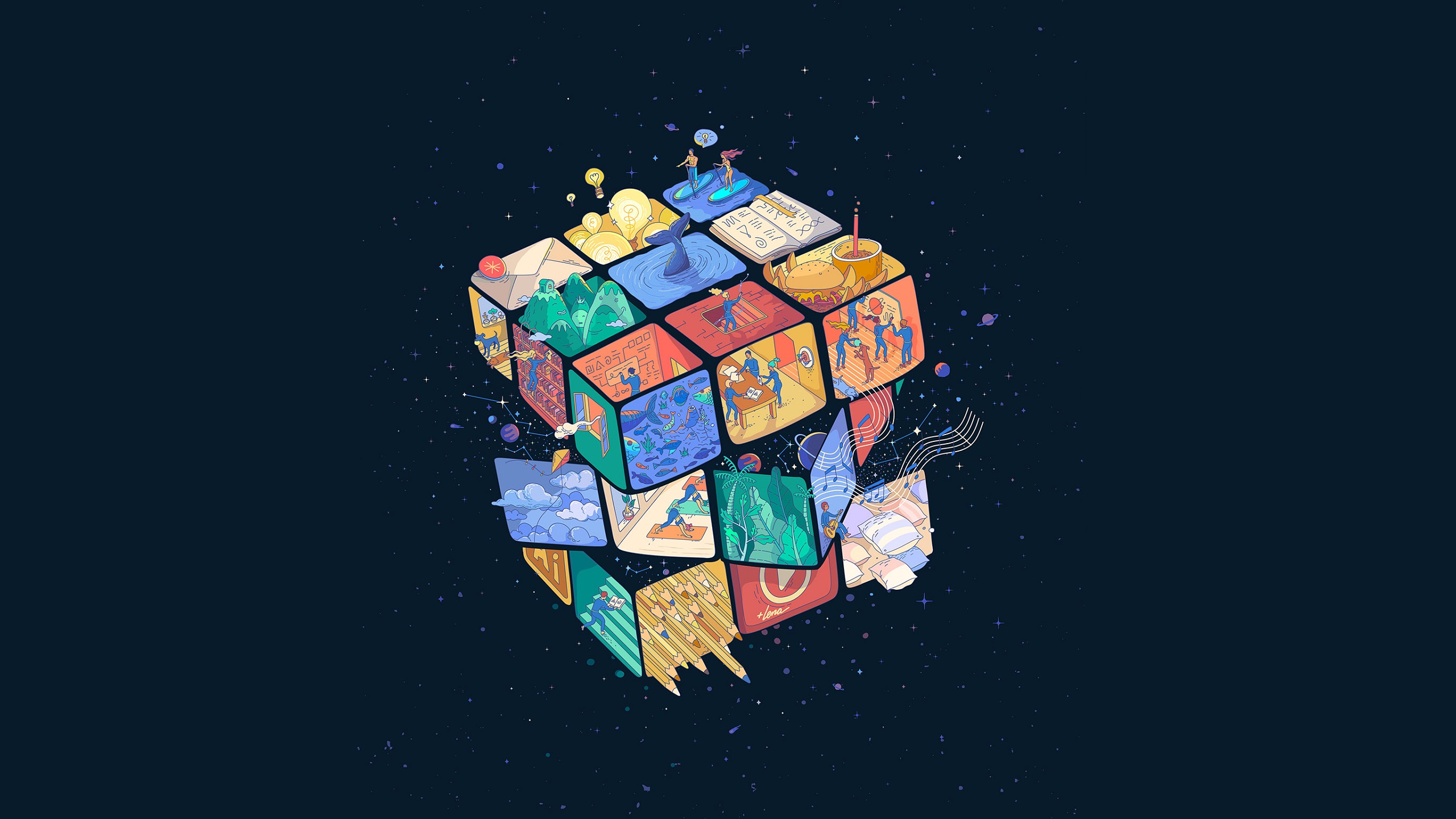 rubik's cube, game 8K
