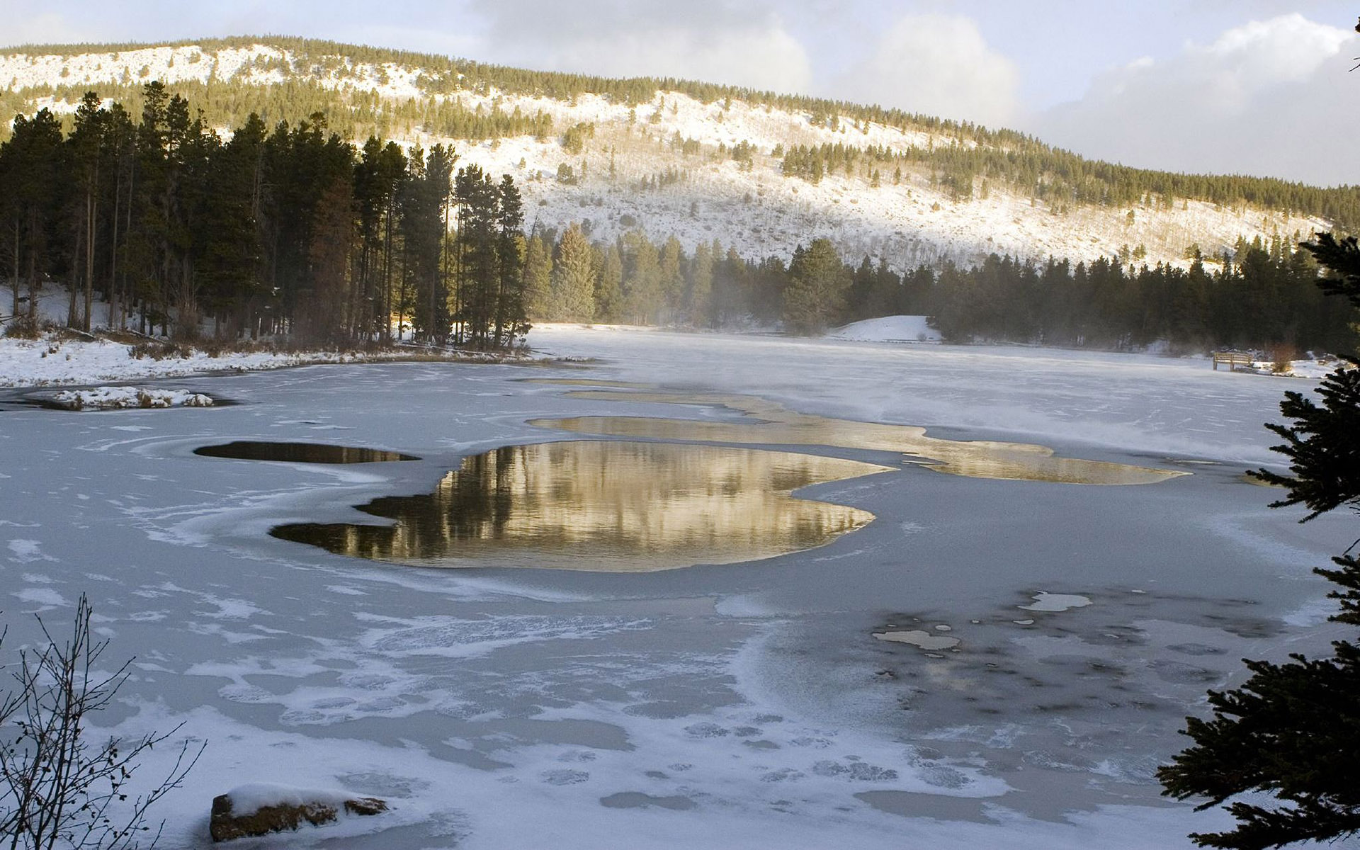Замерзшее озеро