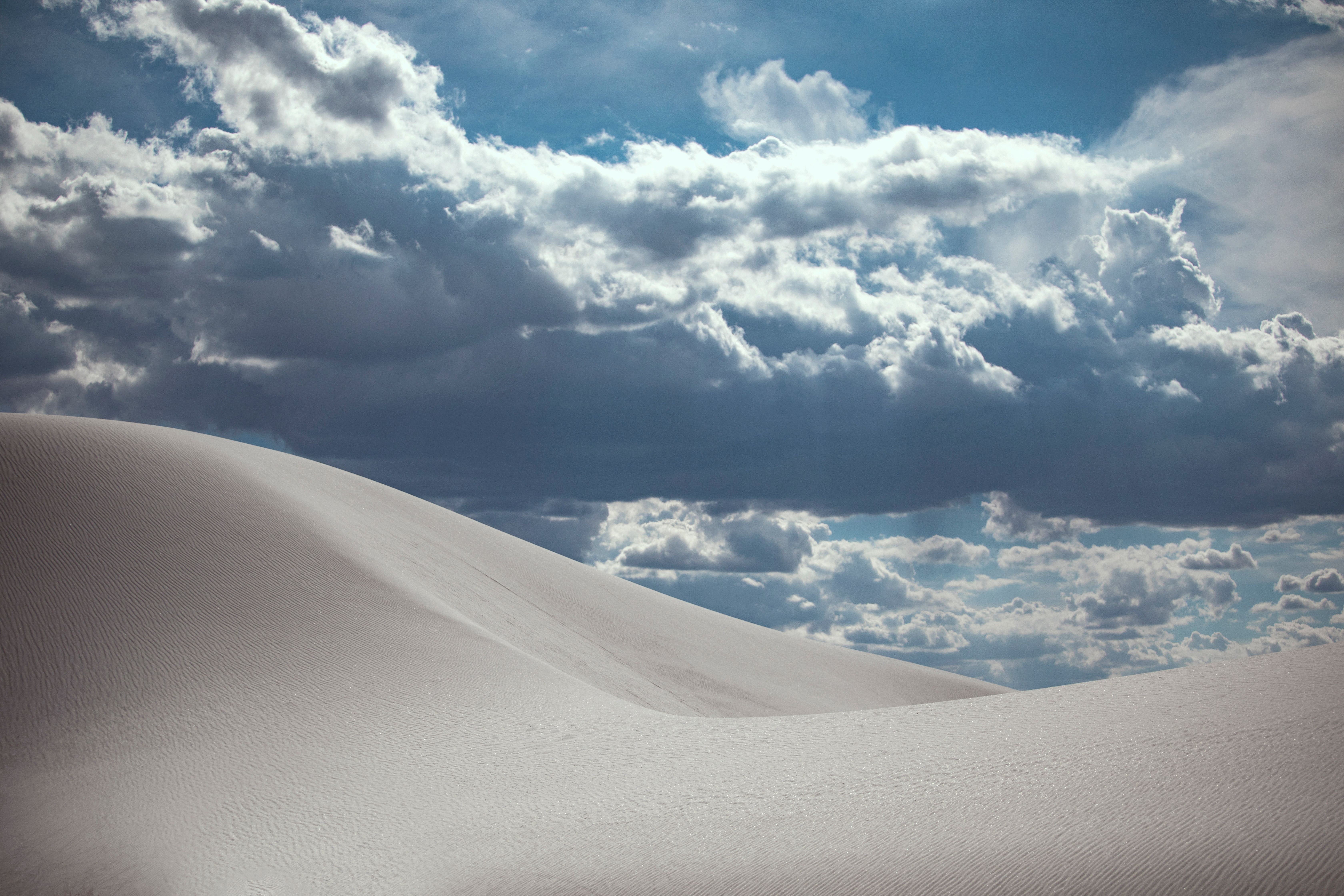 Free picture: sand, sand dune, sky, clouds, desert, nature