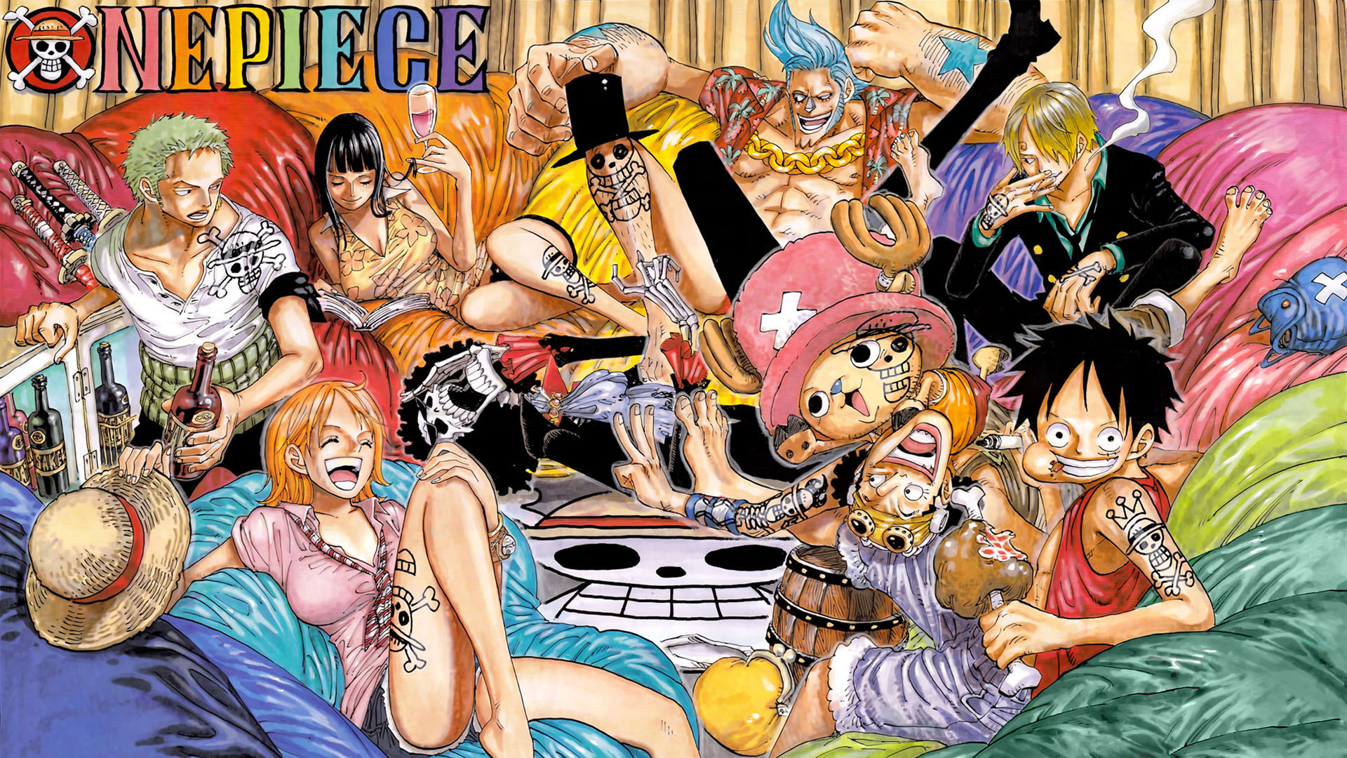 One Piece Treasure Cruise Roronoa Zoro Monkey D. Luffy Franky