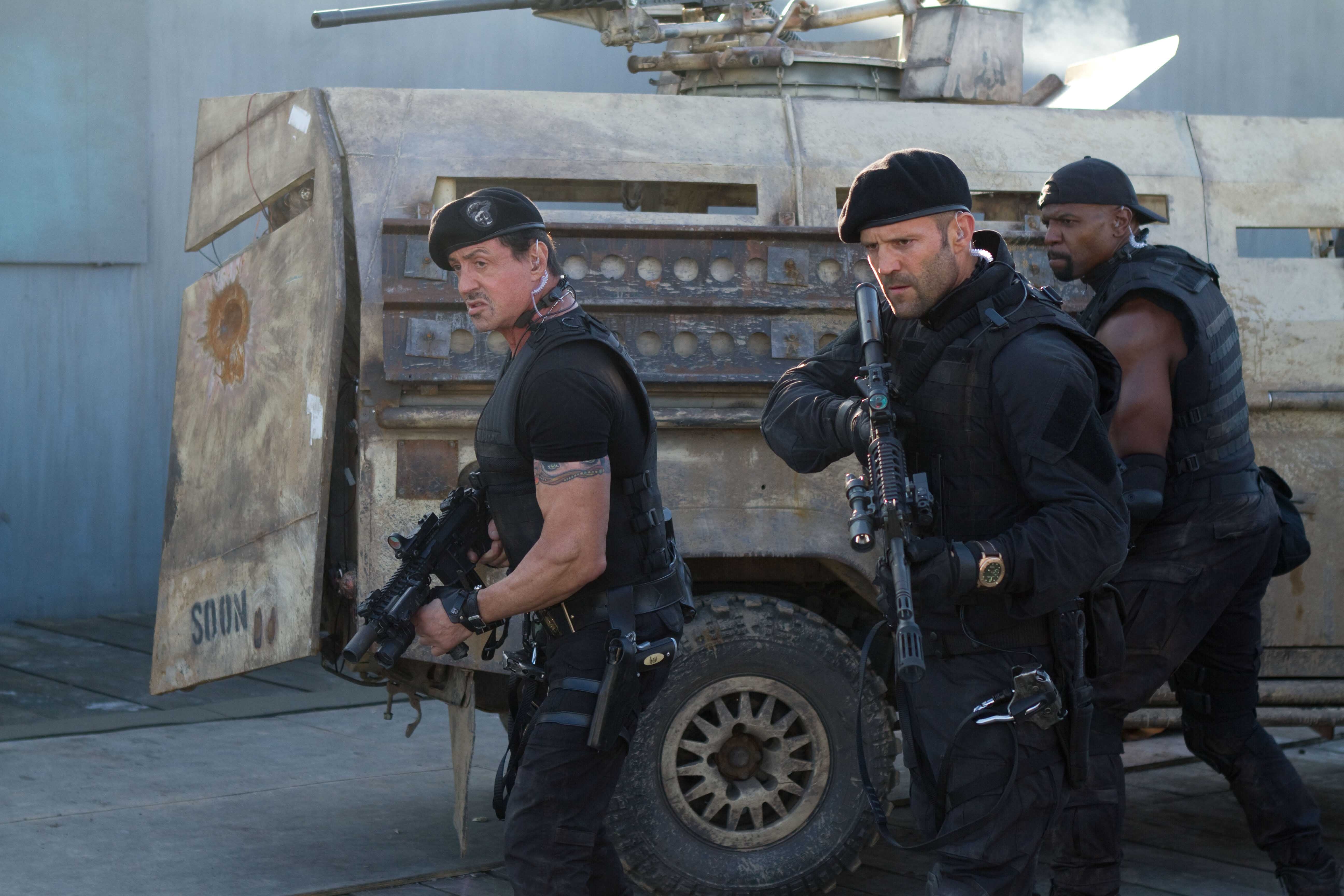 Free HD the expendables, movie, the expendables 2, barney ross, hale caesar, jason statham, lee christmas, sylvester stallone, terry crews