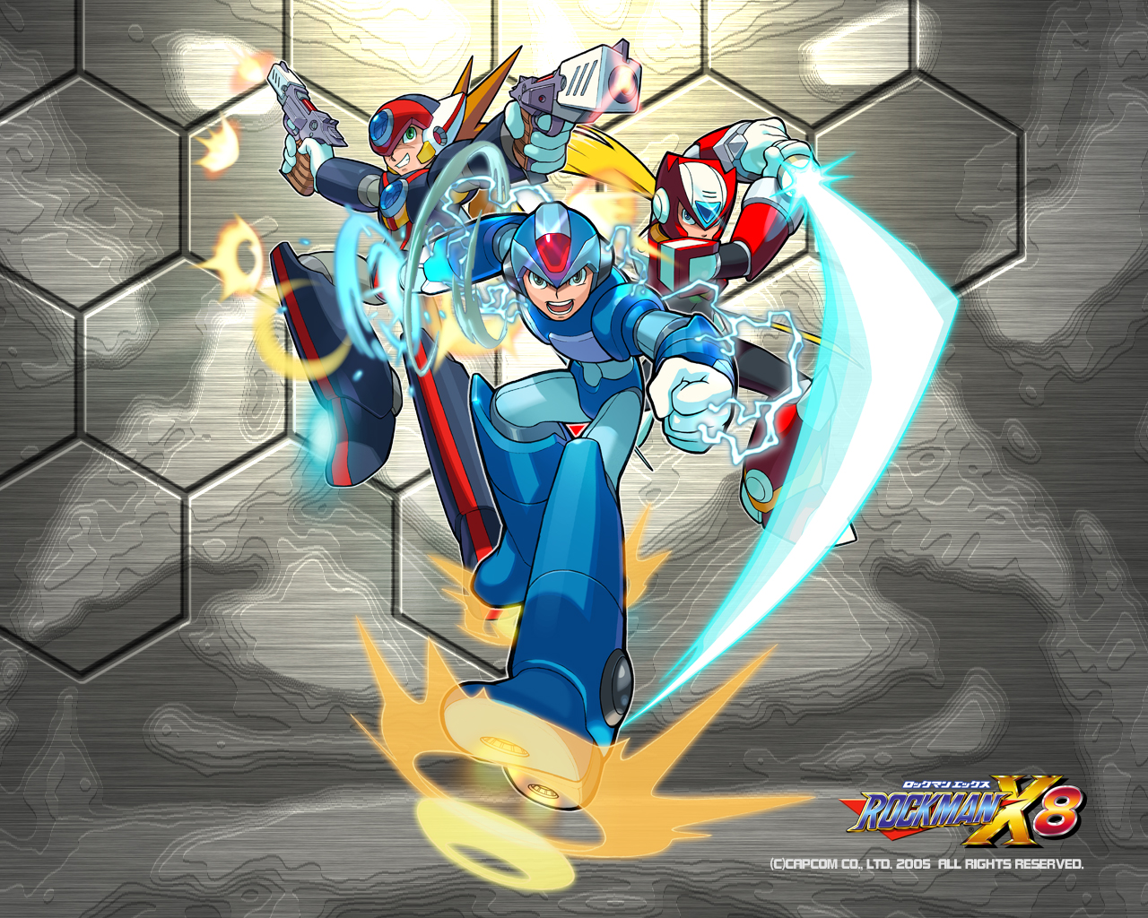 HQ Mega Man Background