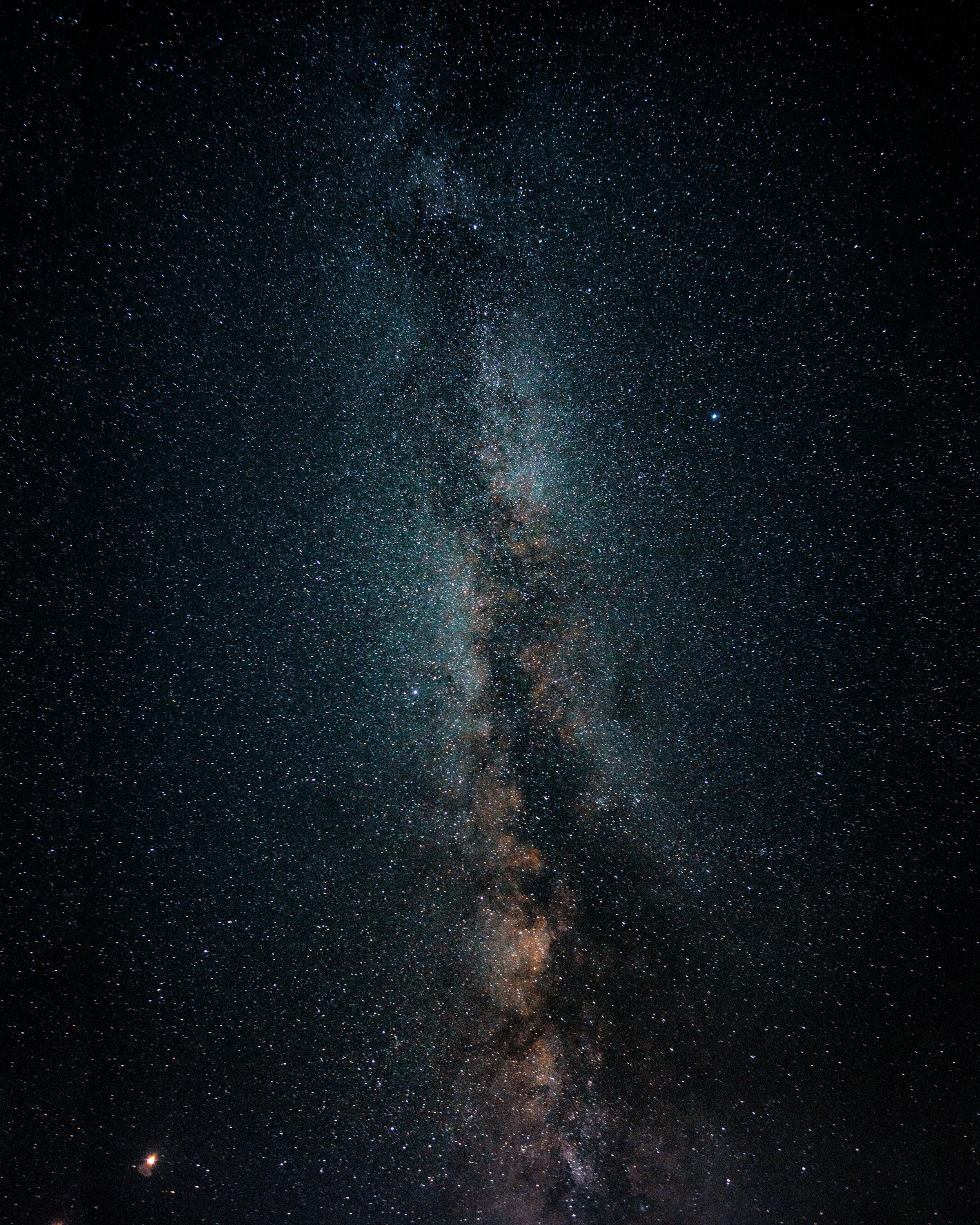 universe, dark, starry sky, milky way, stars 2160p