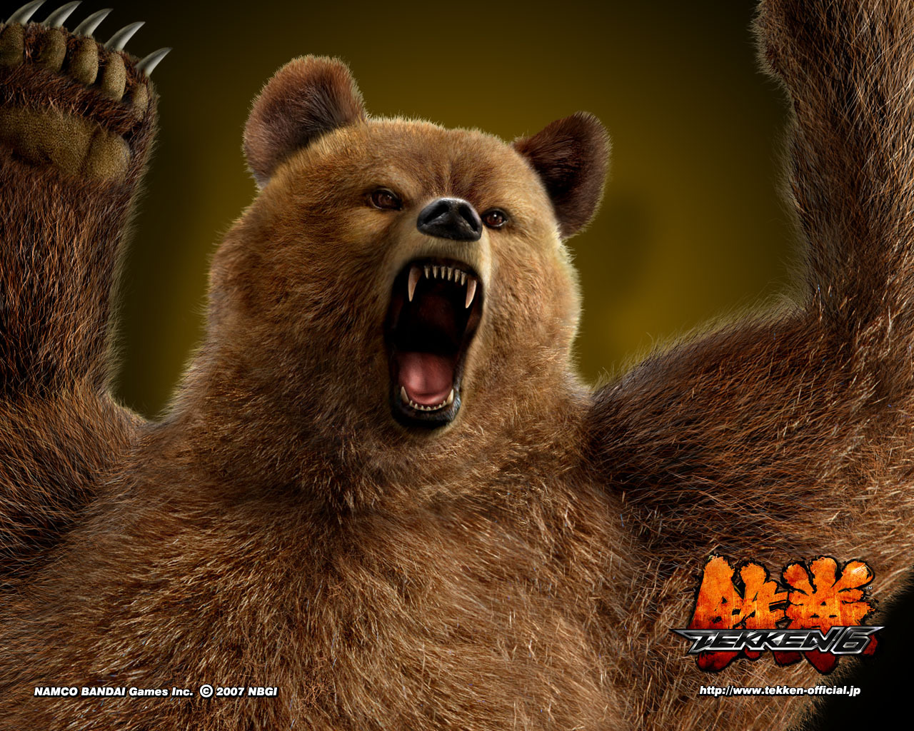 Download mobile wallpaper Tekken, Bears, Games for free.