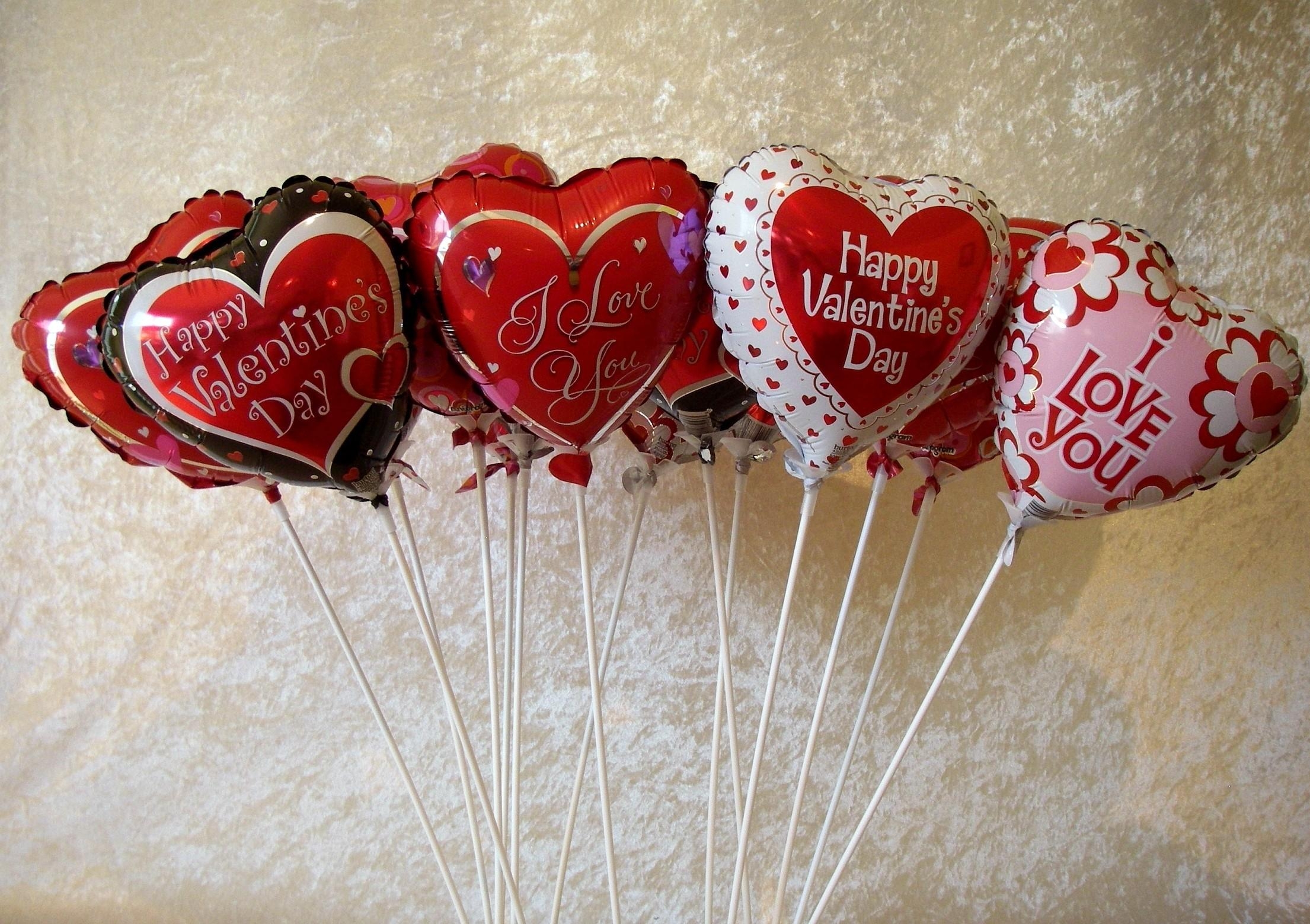 HD wallpaper hearts, holidays, balloons, lot, lettering, inscriptions, taw, valentine's day