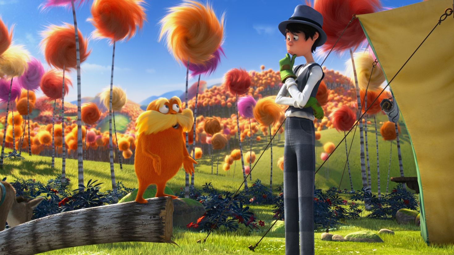 The lorax astd. Мультик Лоракс. Лоракс мультфильм 2012. Лоракс 3. Герои мультика Лоракс.