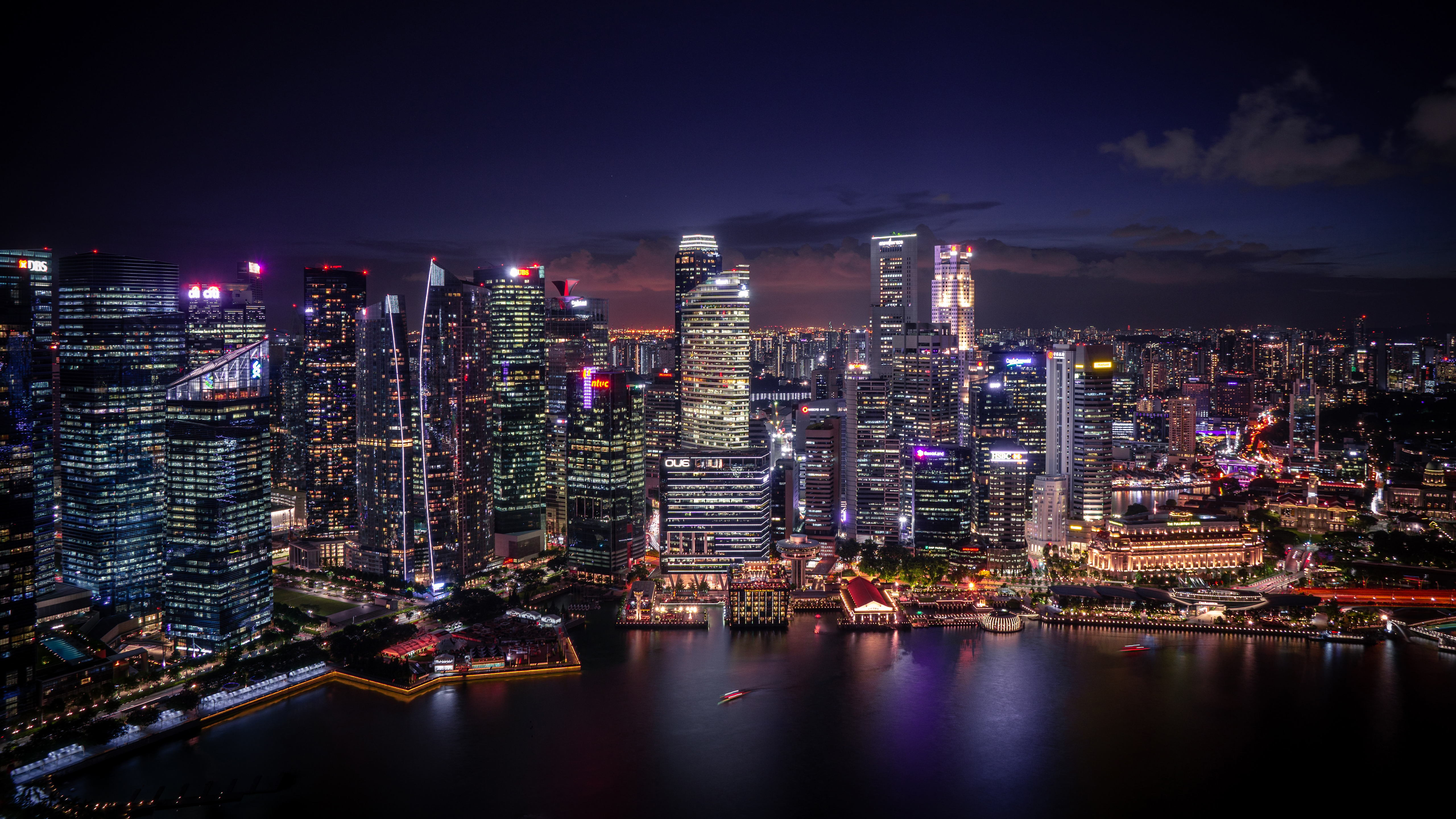 Сингапур небоскребы