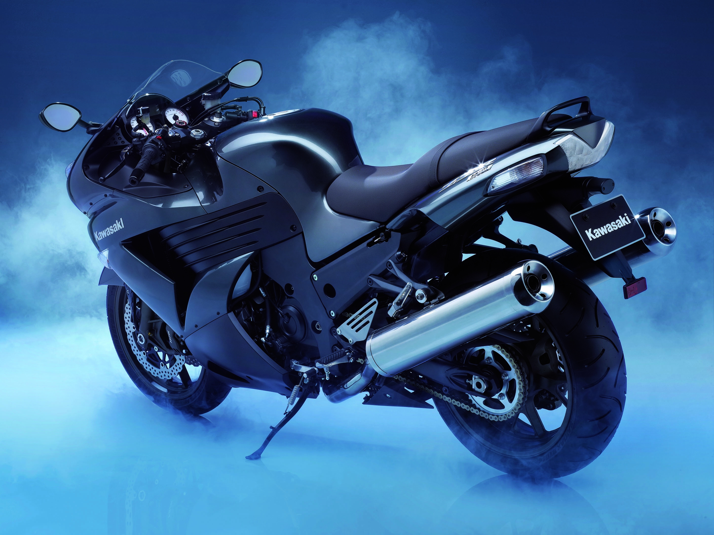 Download mobile wallpaper Kawasaki, Zz R 1400, Motorcycles, Bike for free.