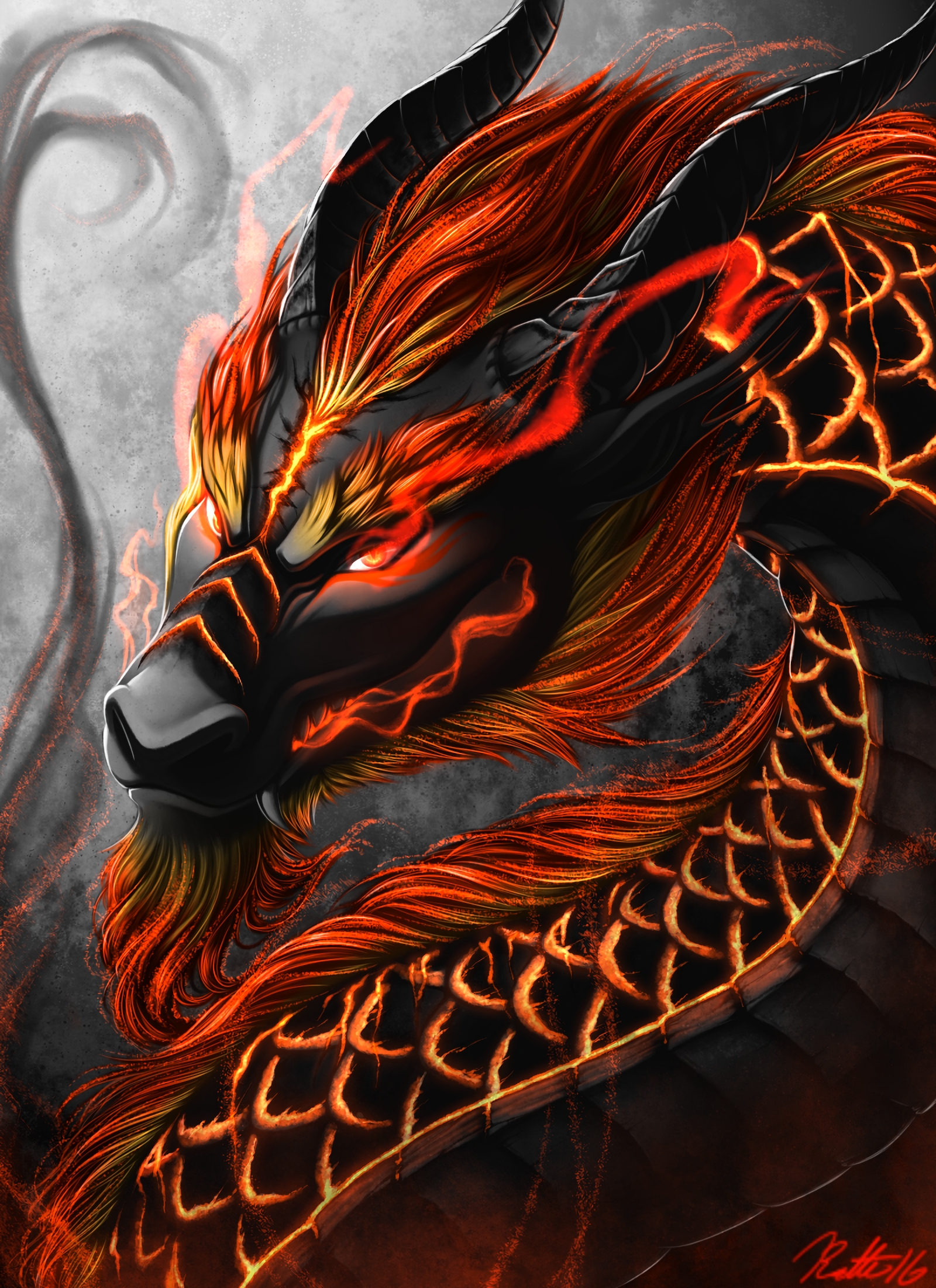 dragon, fiction, snakes, that's incredible, art, being, creature wallpaper for mobile
