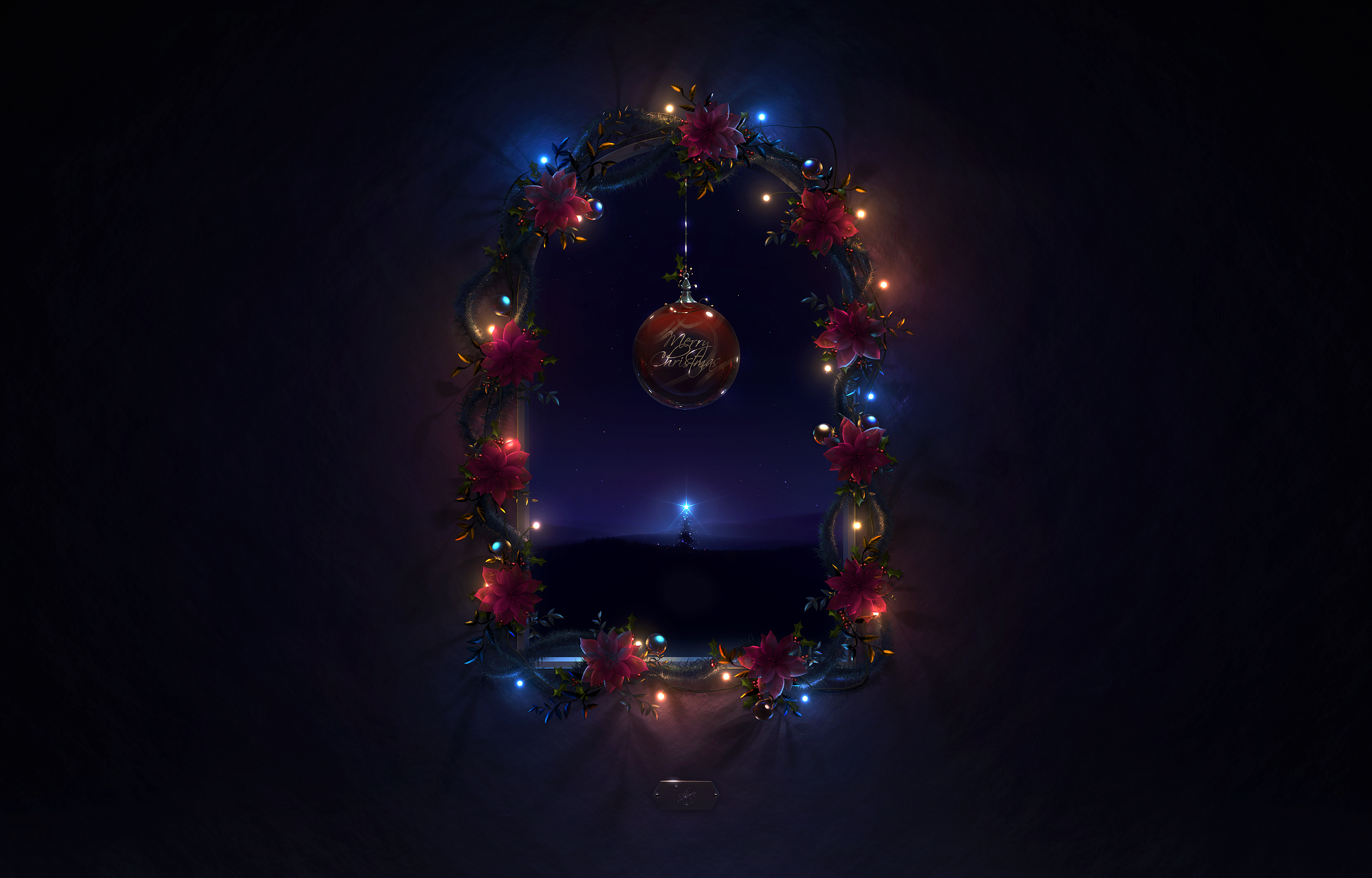 Download mobile wallpaper 3D, Christmas, Holiday, Cgi, Merry Christmas for free.