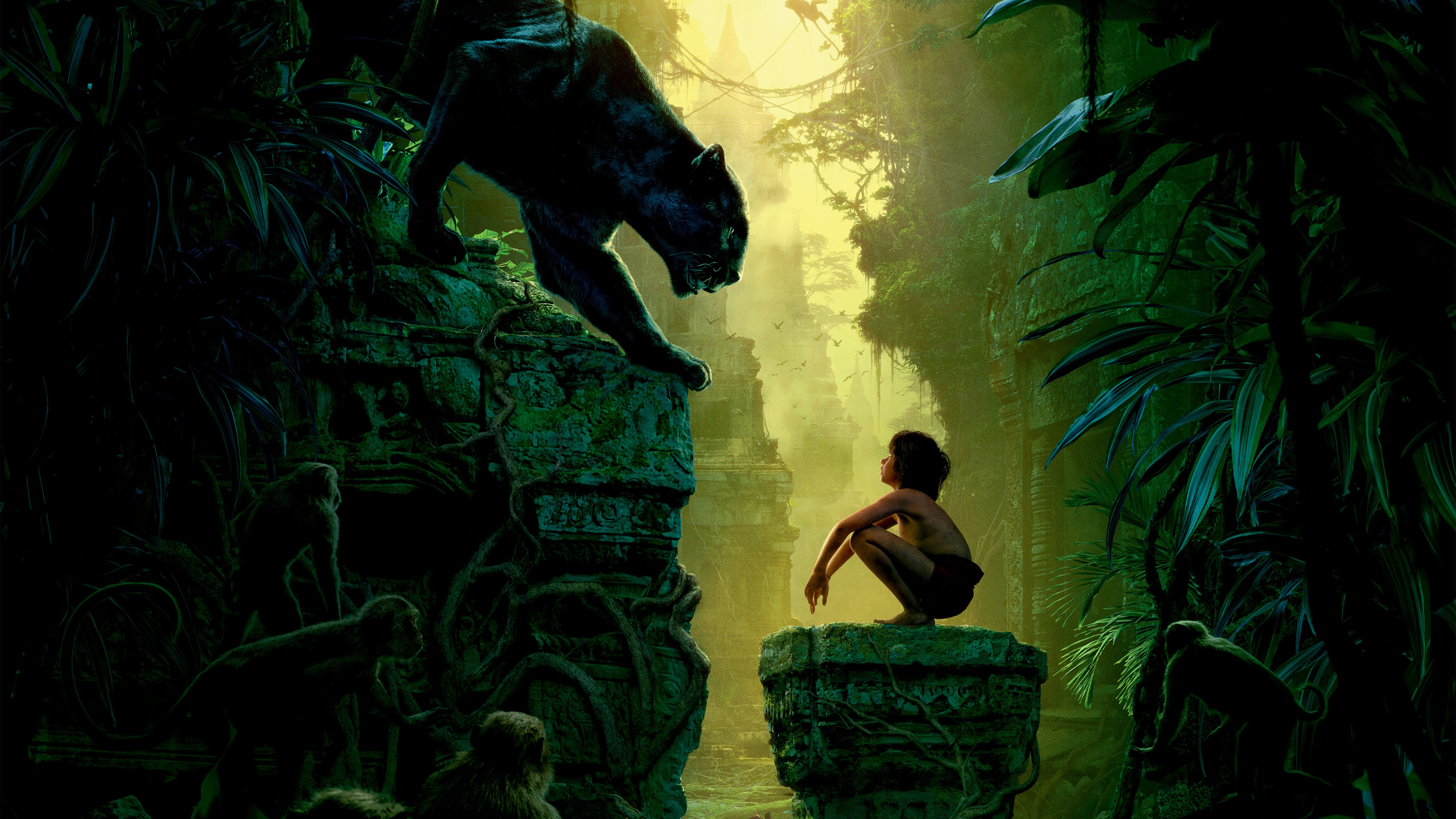 Приключенческая тематика. Книга джунглей 2016 пантера. Маугли книга джунглей 2016. Jungle book 2016 Mowgli.