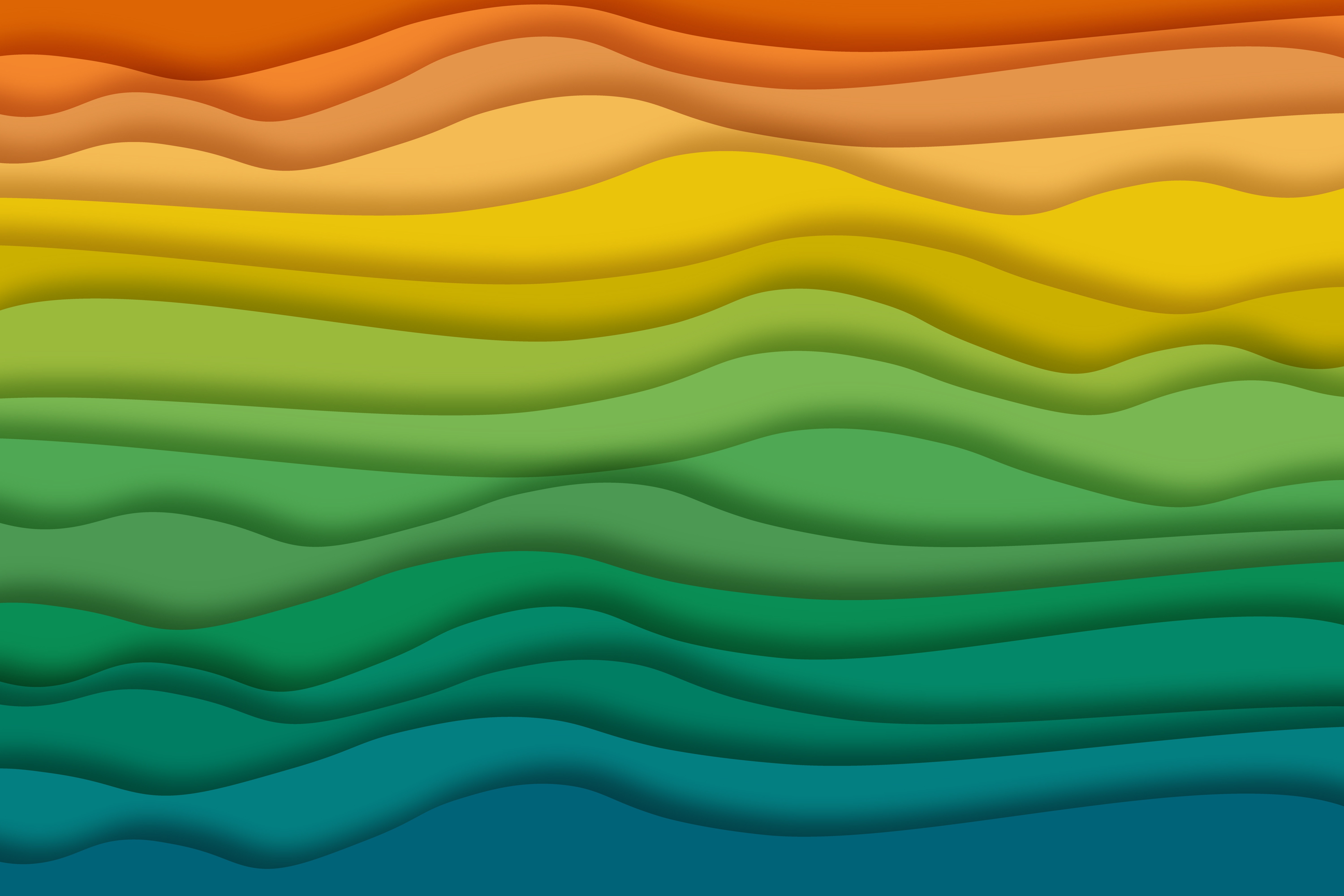 Download mobile wallpaper Abstract, Rainbow, Colors, Wave for free.