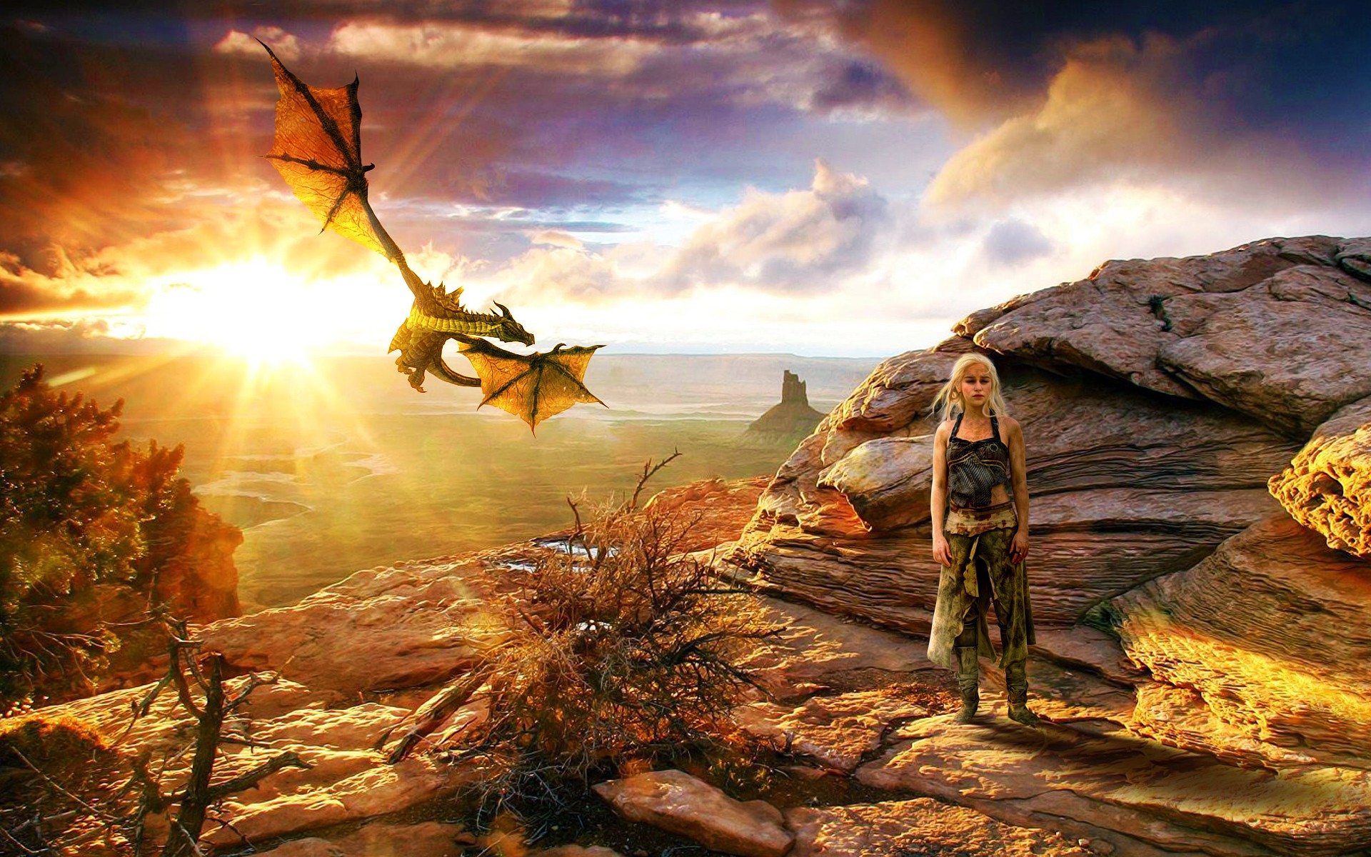 emilia clarke, game of thrones, daenerys targaryen, tv show, dragon UHD